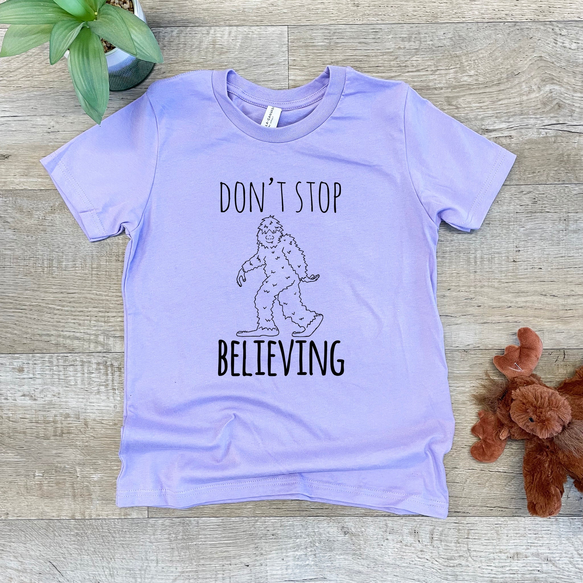 Don't Stop Believing (Bigfoot/ Sasquatch) - Kid's Tee