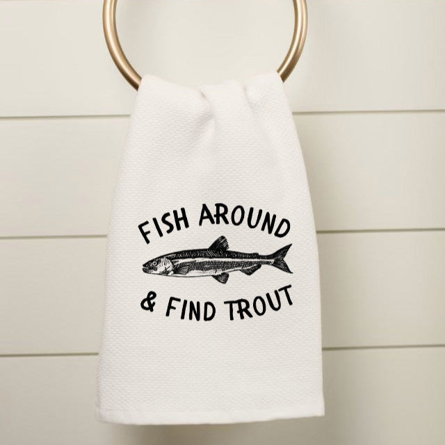 Fish Around + Find Out Kitchen Towel