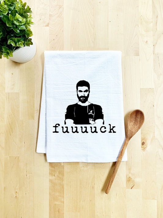 Fuuuuck (Roy Kent) - Dish Towel - White or Gray