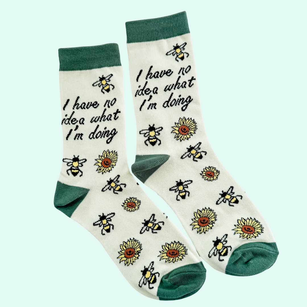 SALE I Have No Idea What I'm Doing Funny Socks - MoonlightMakers