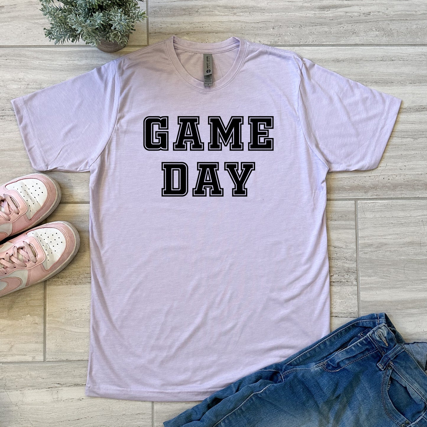 Game Day - Men's / Unisex Tee - Stonewash Blue, Sage, Lavender, or Heather Gray - Super Bowl