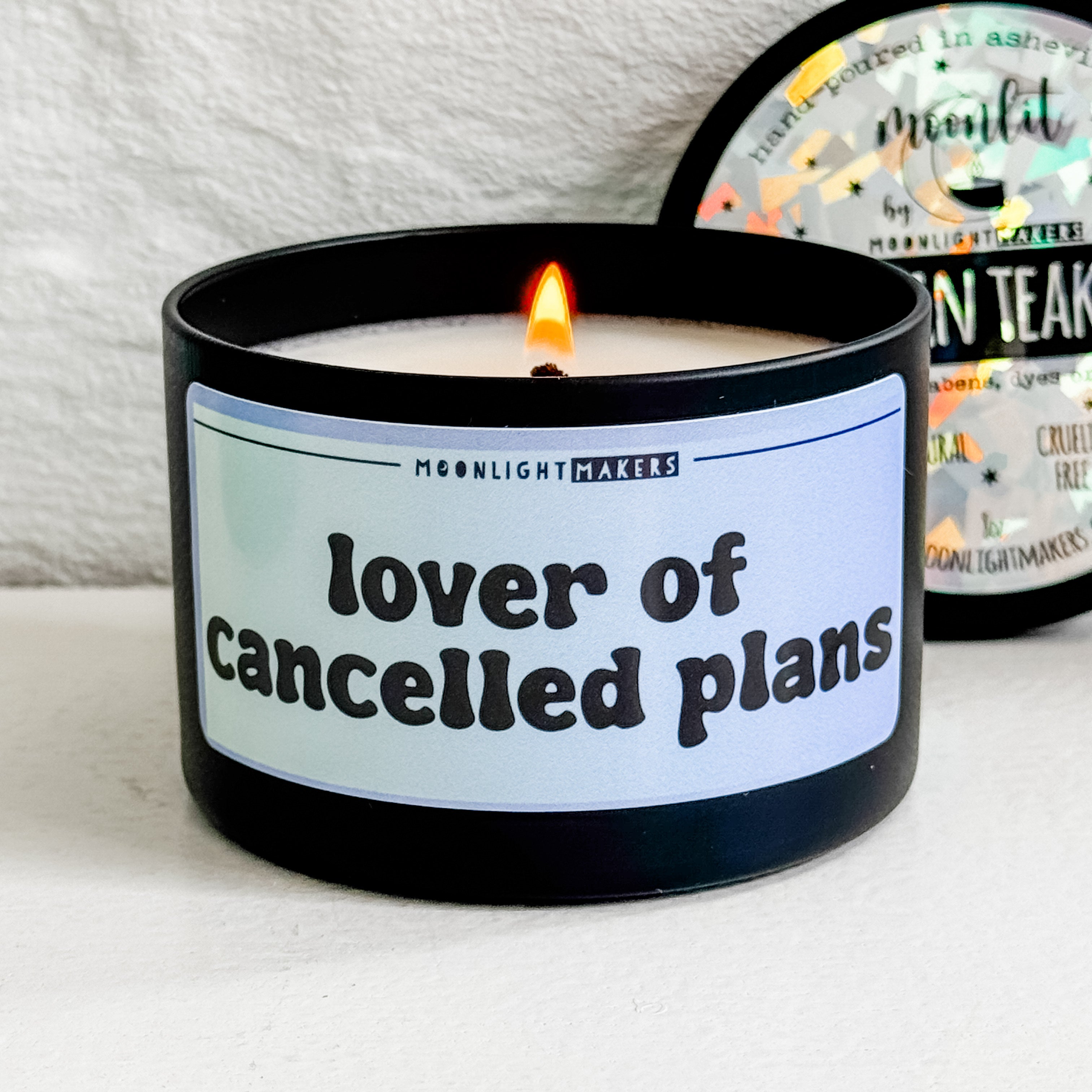 Lover Of Cancelled Plans - 8oz Candle - 100% Natural Soy Wax