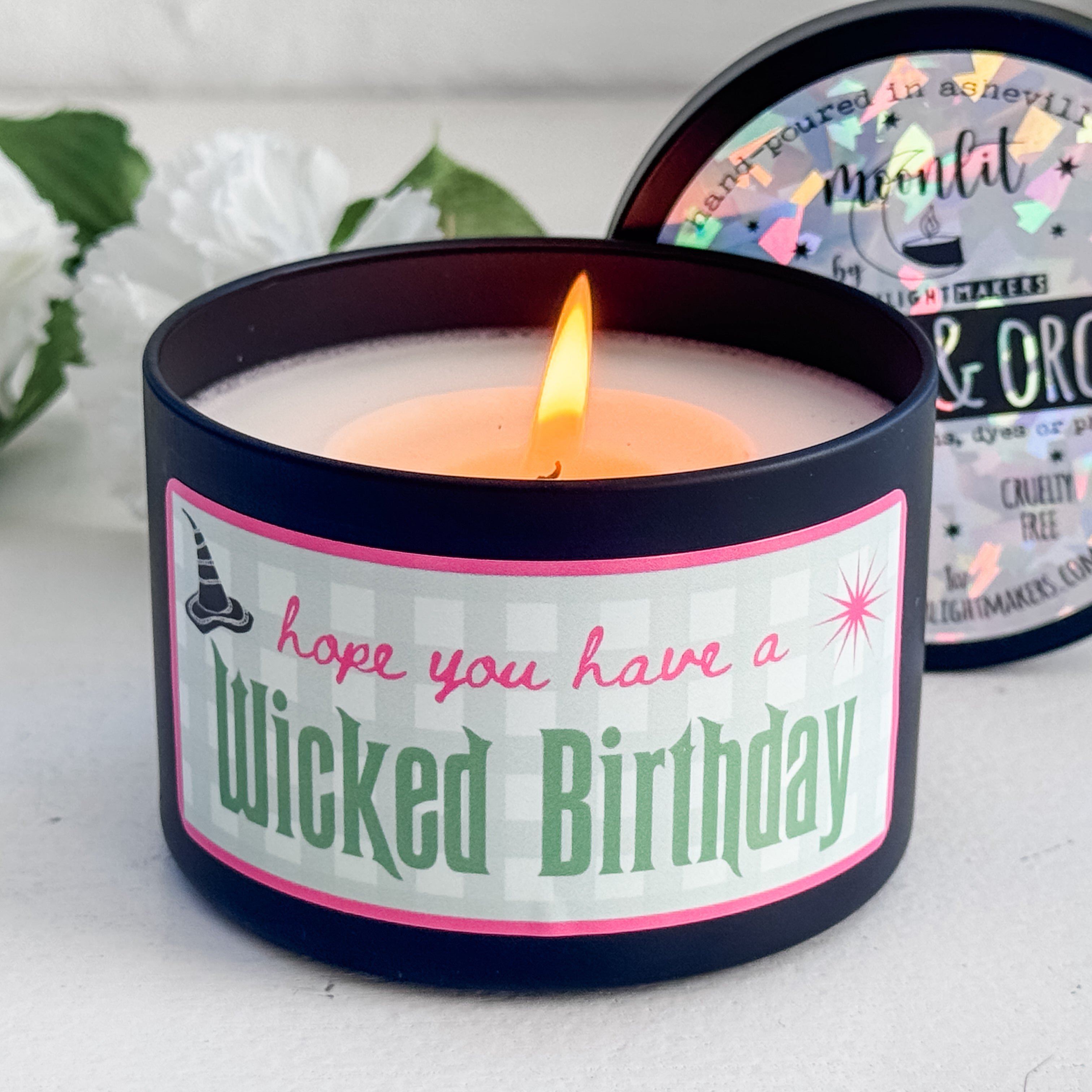 Hope You Have A Wicked Birthday - 8oz Candle - 100% Natural Soy Wax