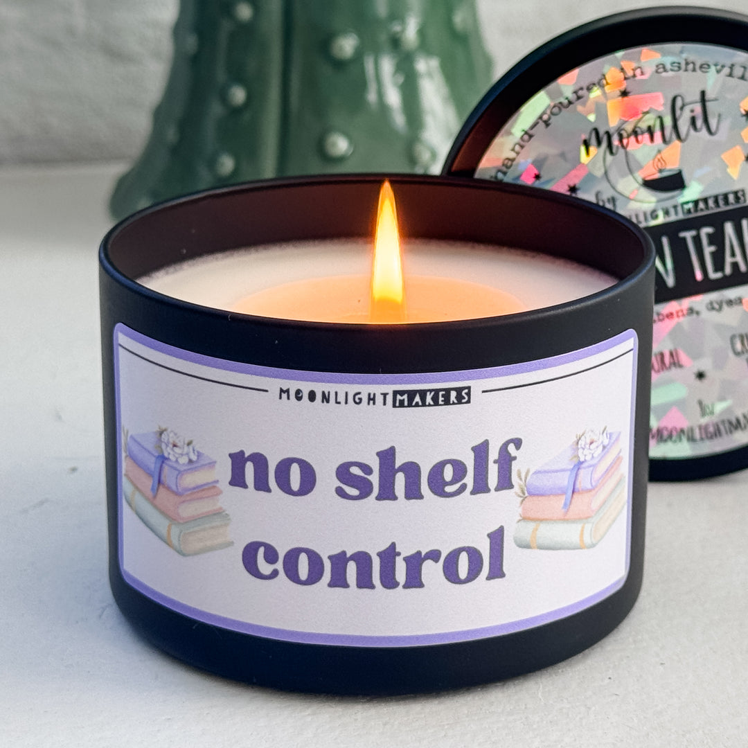 No Shelf Control - 8oz Candle - 100% Natural Soy Wax
