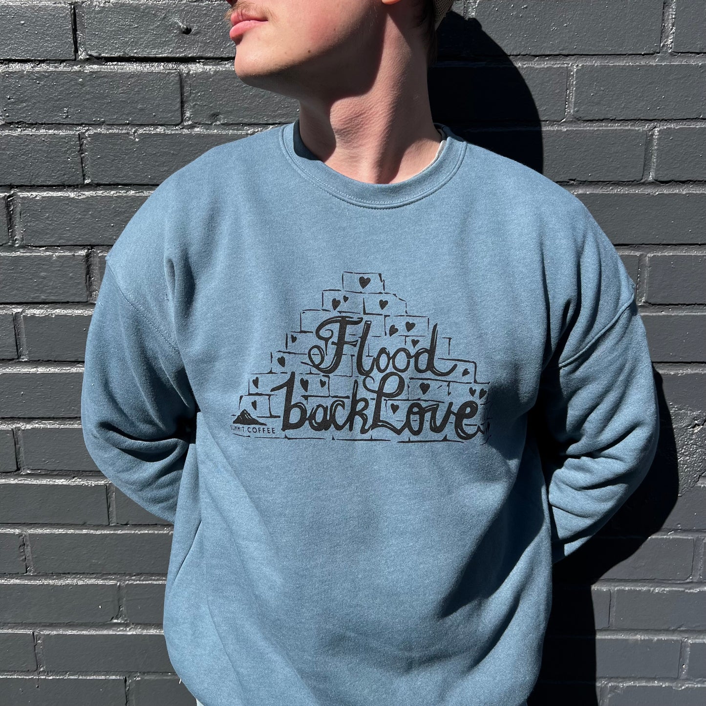 Summit Coffee Fundraiser - Unisex Sweatshirt - Heather Slate