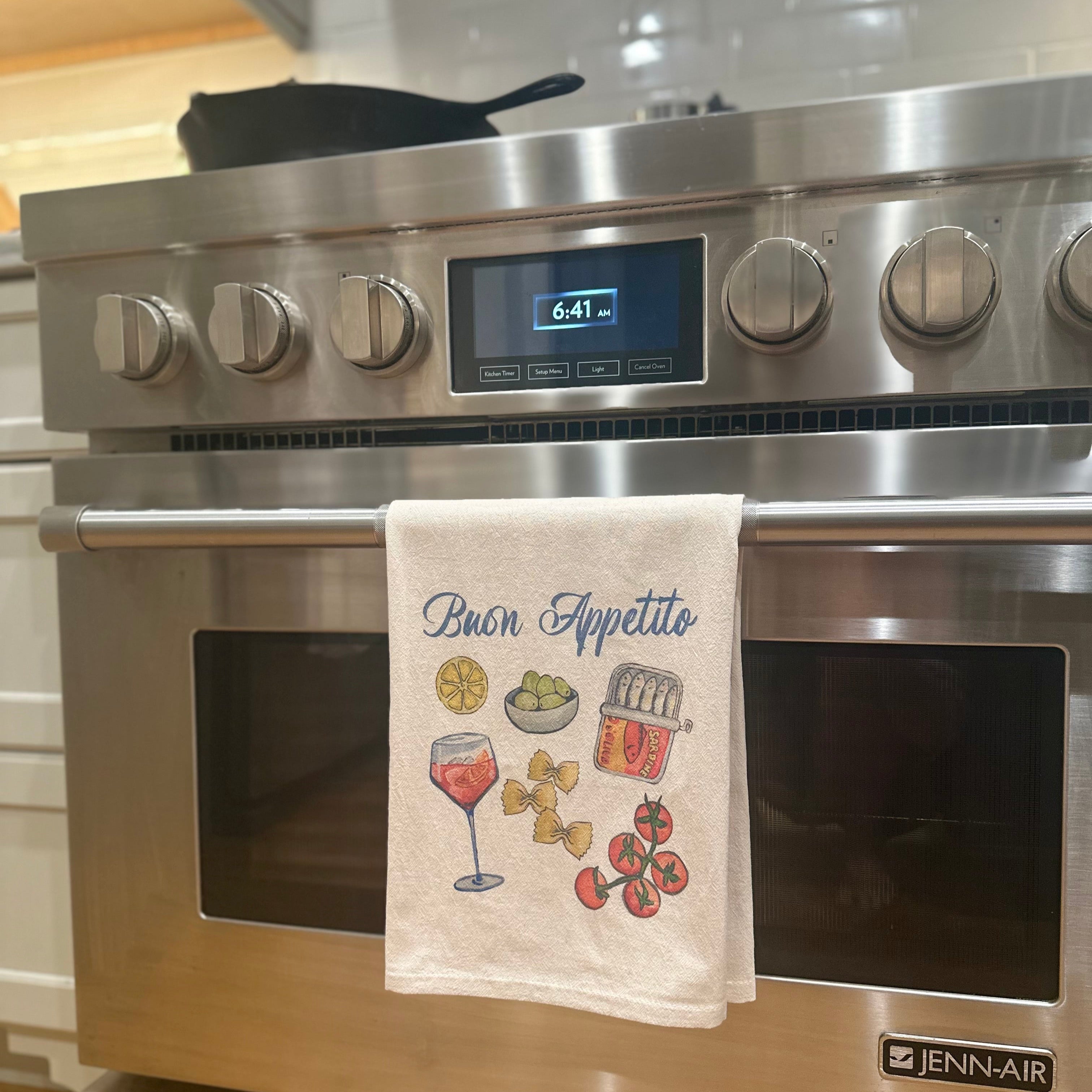 Buon Appetito - Watercolor Kitchen Towel