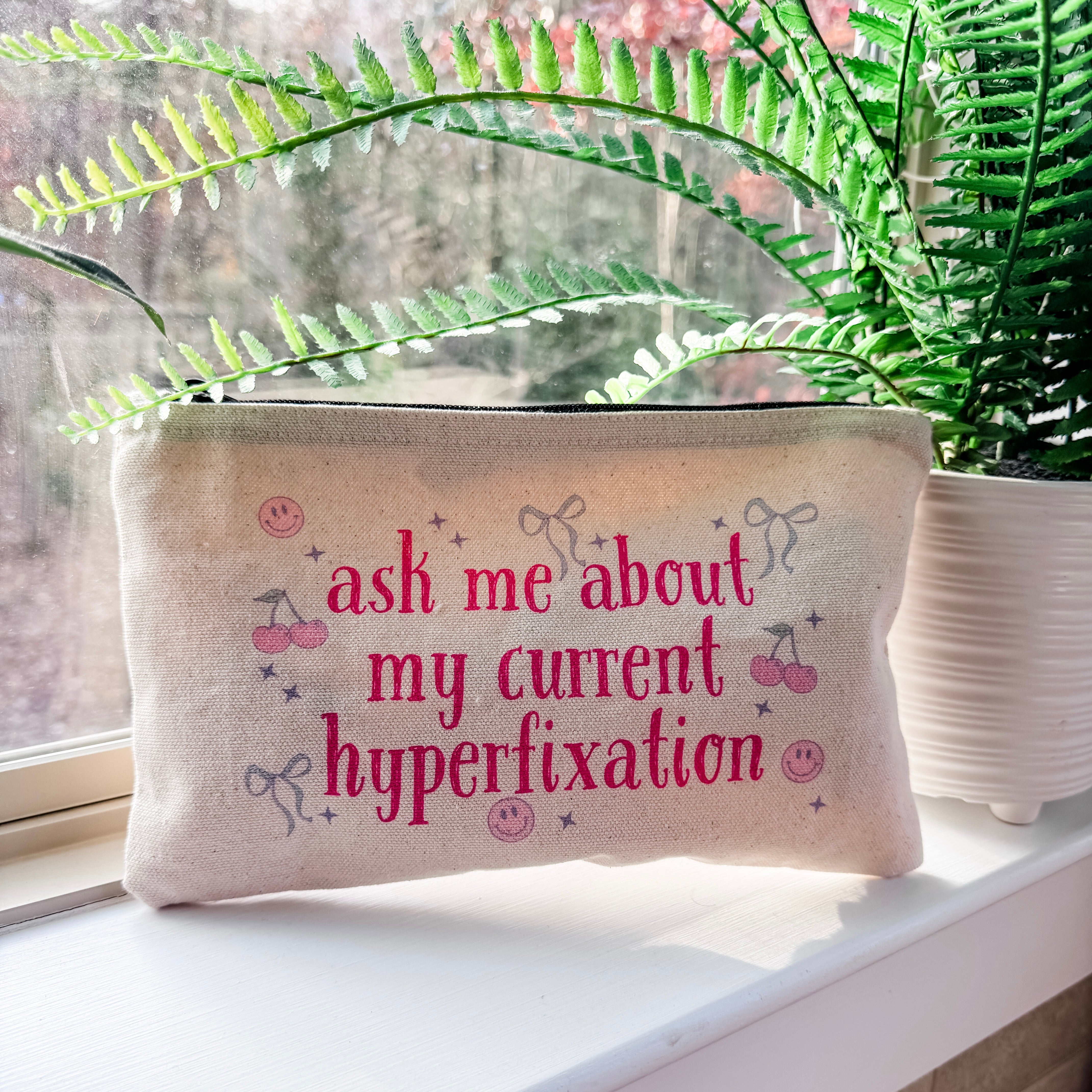 ADHD Gift Set – ADHD Girlie Pen Set, Hyperfixation Zipper Pouch, I Made A List Notepad