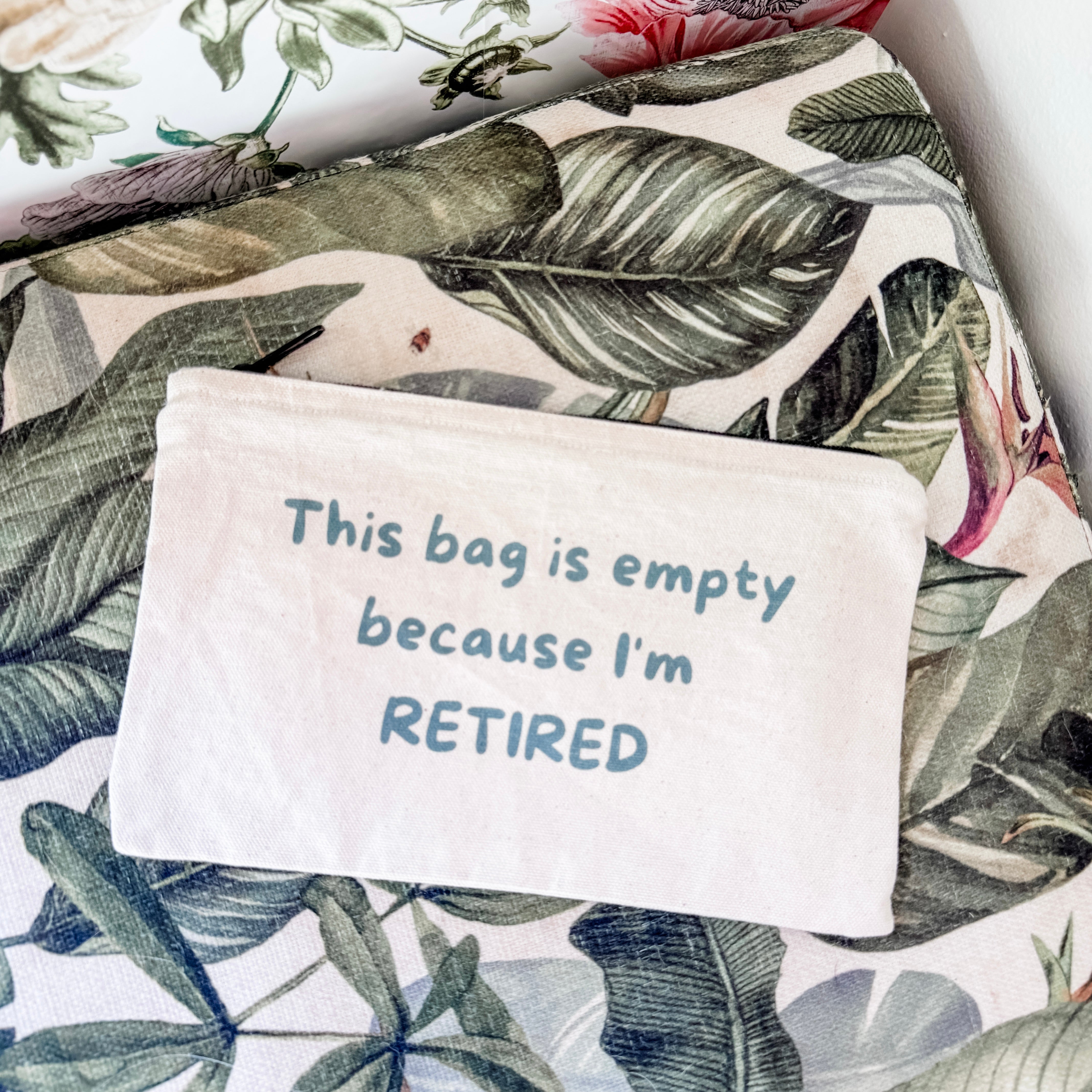 Retired Gift Set – Happy Retirement Pen Set, This Bag Is Empty Because I'm Retired Zipper Pouch, To Do Or Not To Do Notepad