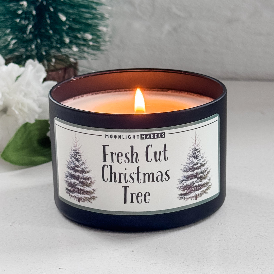 Fresh Cut Christmas Tree - 8oz 100% Natural Soy Wax Candle