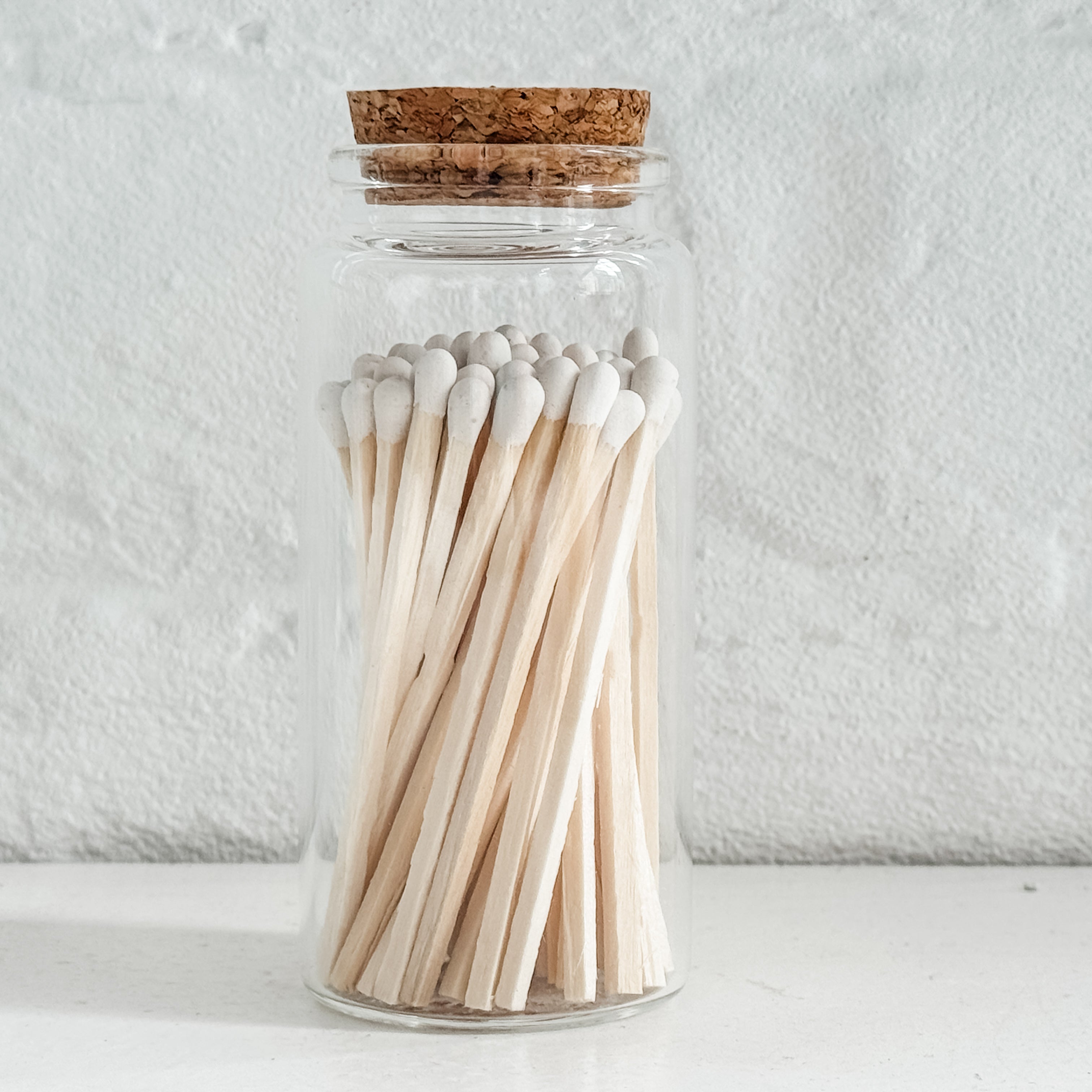 Fancy Match Vial - 4 Colors - 50 3" Matches - Striker on the Base (MV50)