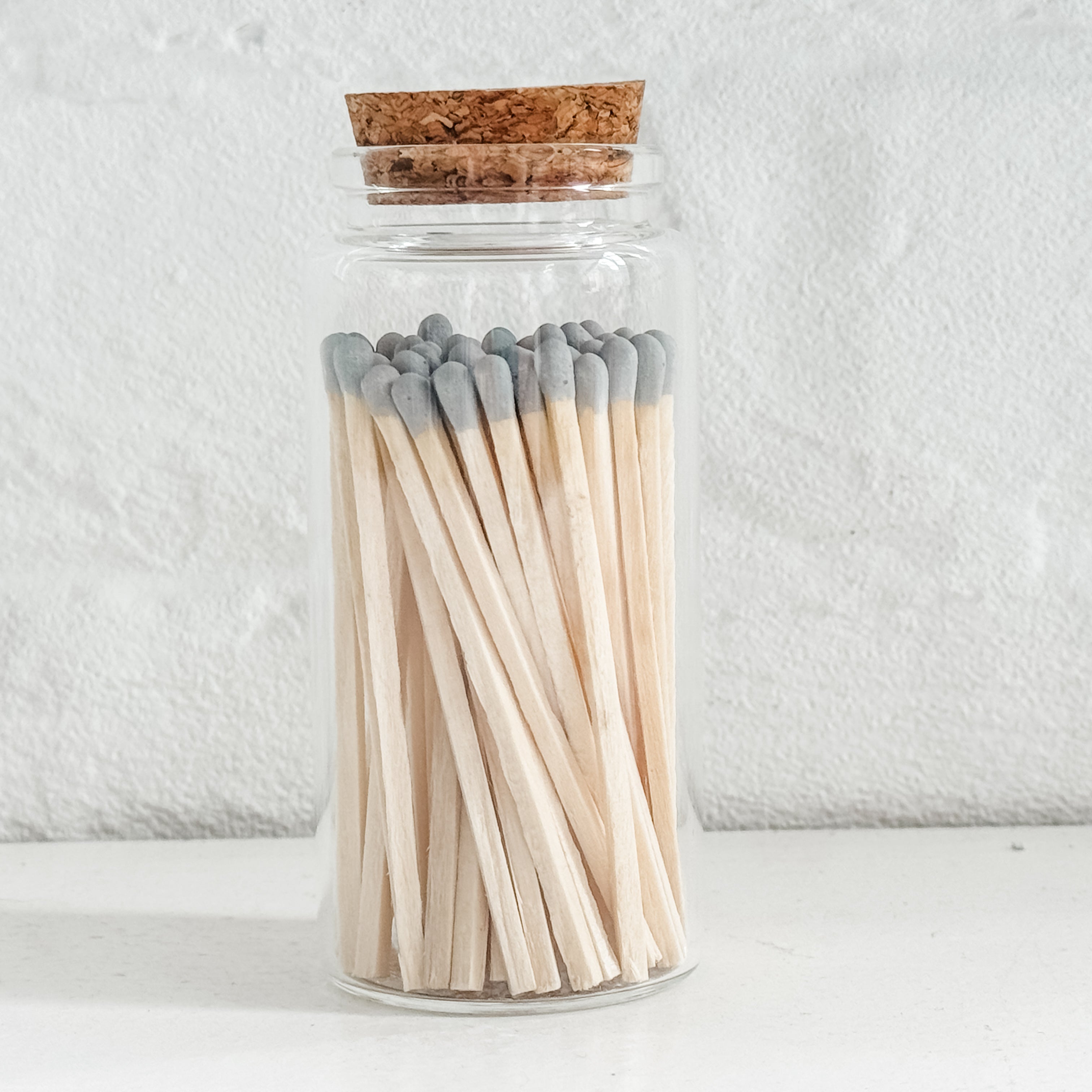 Fancy Match Vial - 4 Colors - 50 3" Matches - Striker on the Base (MV50)