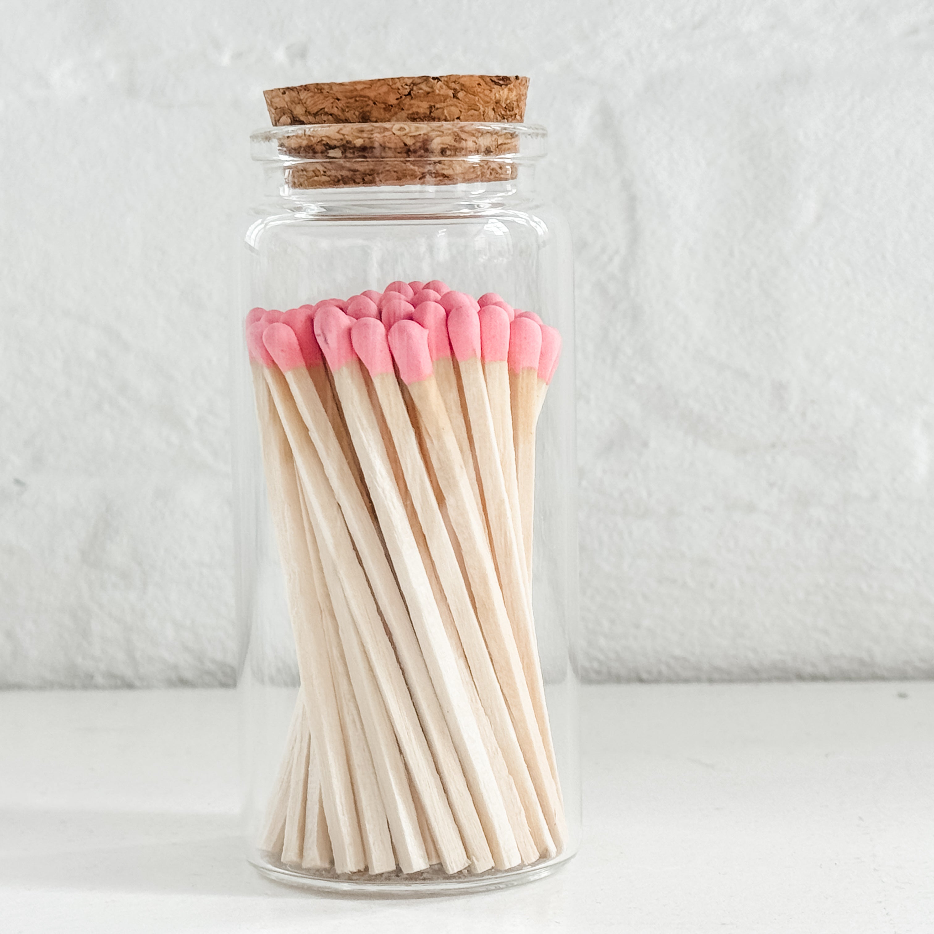 Fancy Match Vial - 4 Colors - 50 3" Matches - Striker on the Base (MV50)