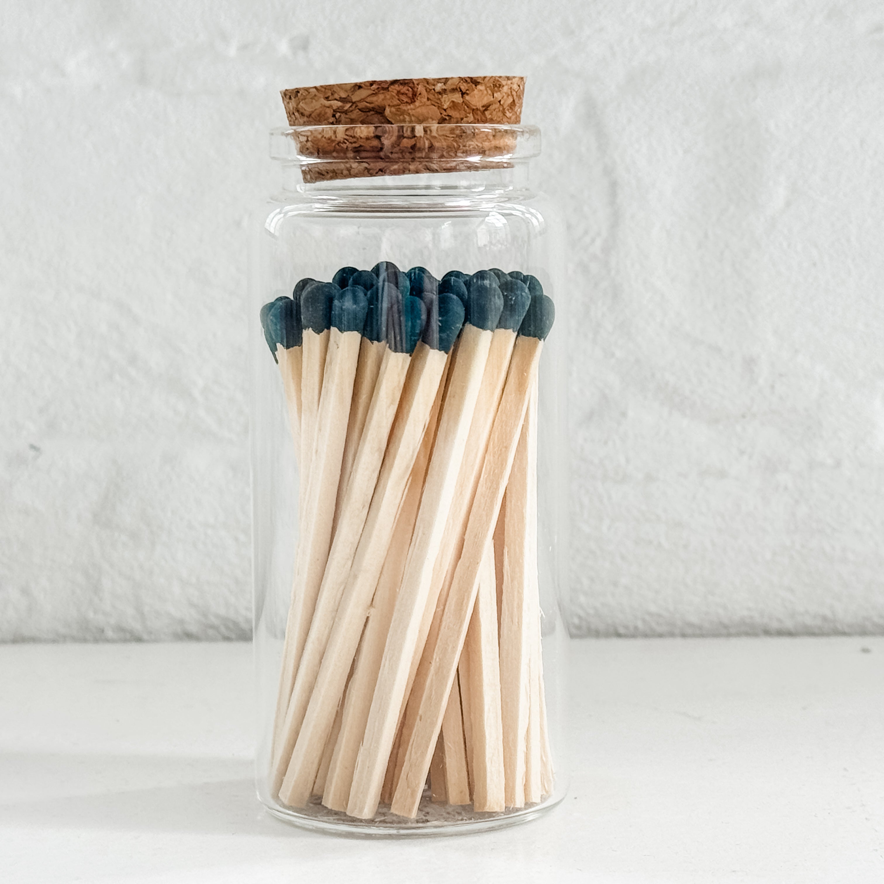 Fancy Match Vial - 4 Colors - 50 3" Matches - Striker on the Base (MV50)