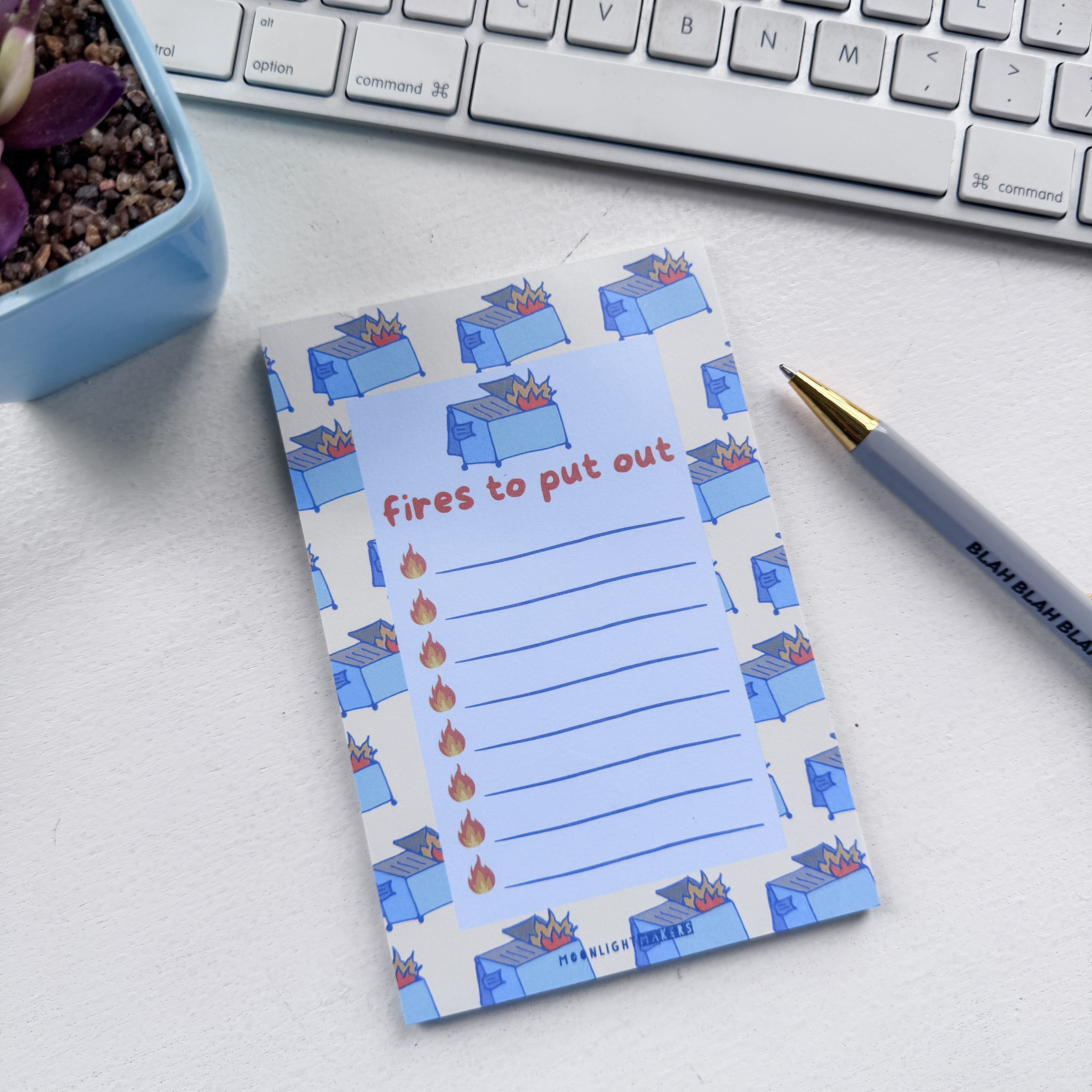 Fires To Put Out Notepad