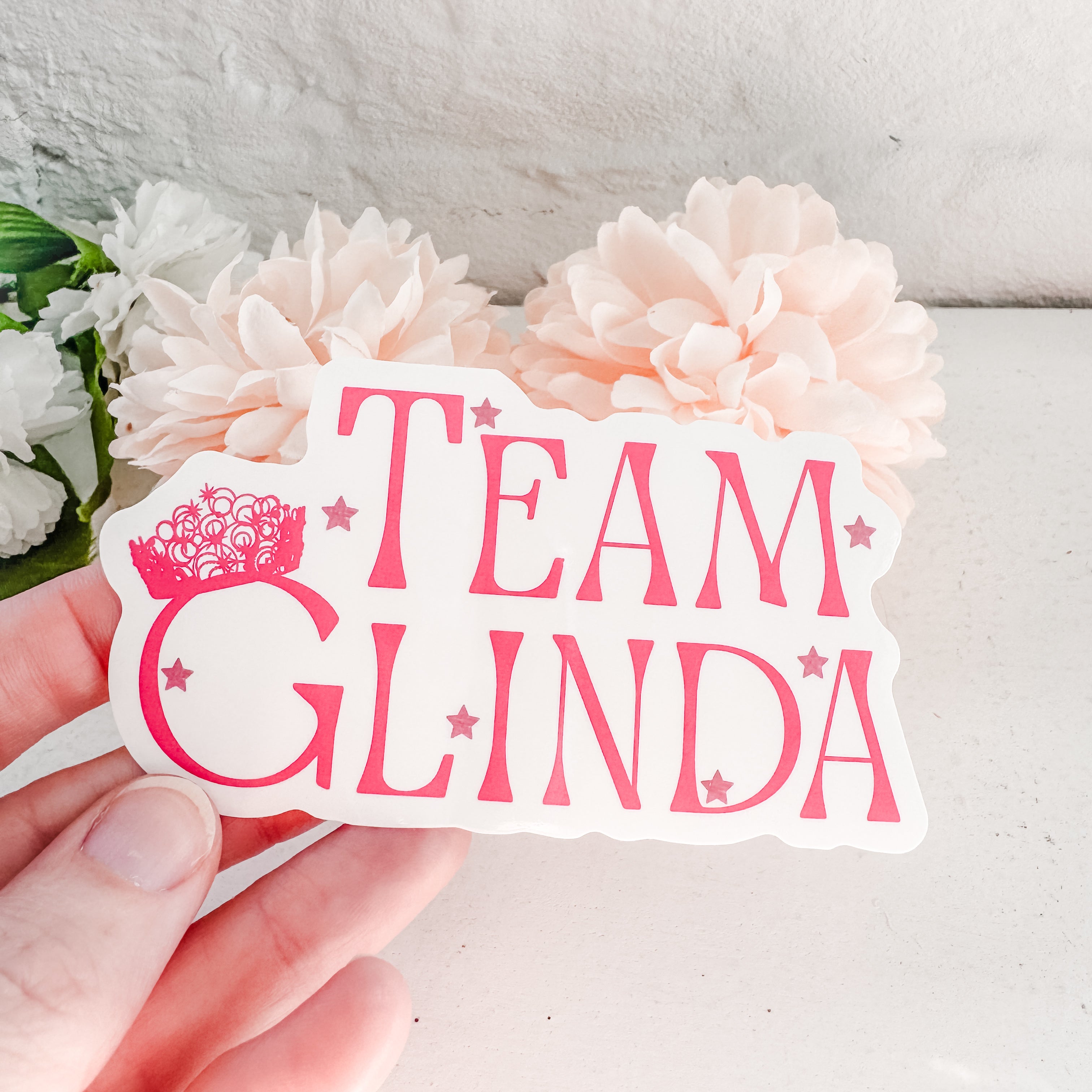 Team Glinda - Wicked Inspired Die Cut Sticker