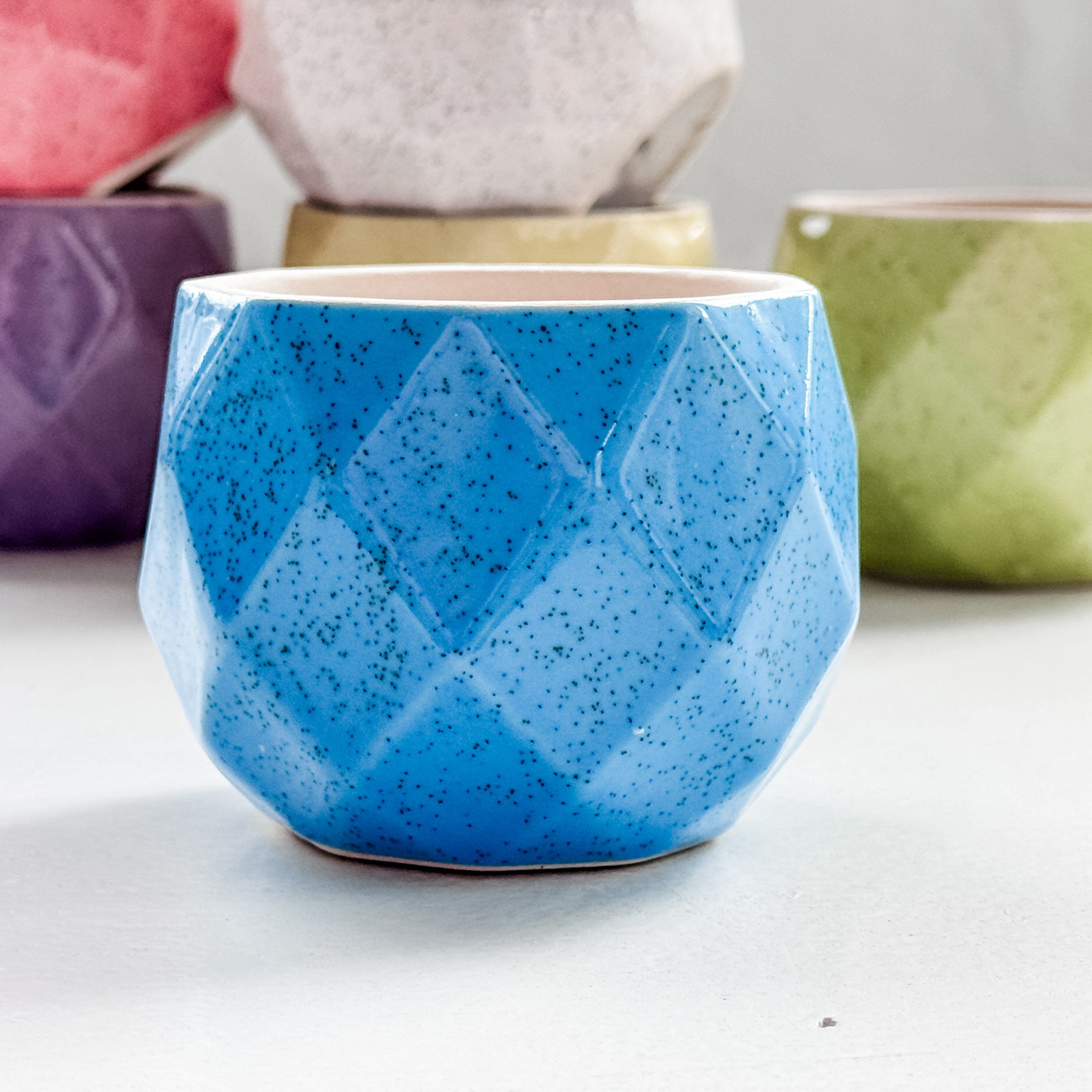 SALE Ceramic Plant & Flower Pots - 6 Colors - MoonlightMakers