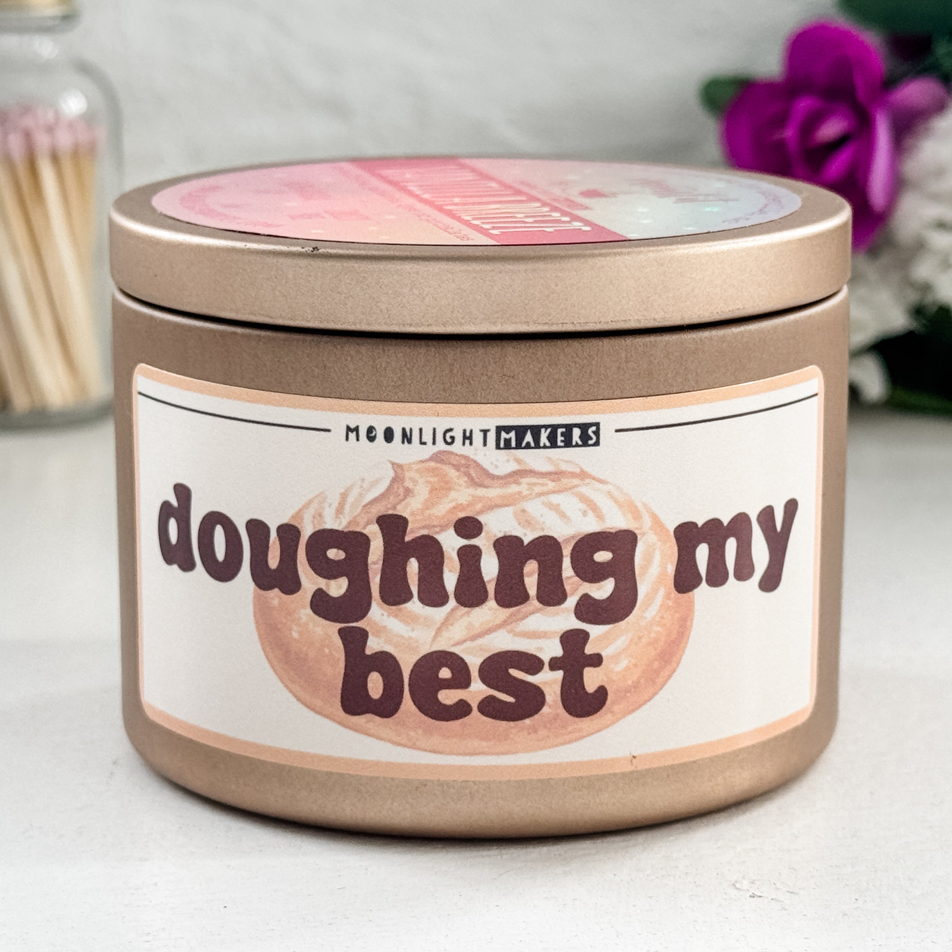 Doughing My Best - 8oz 100% Natural Soy Wax Candle