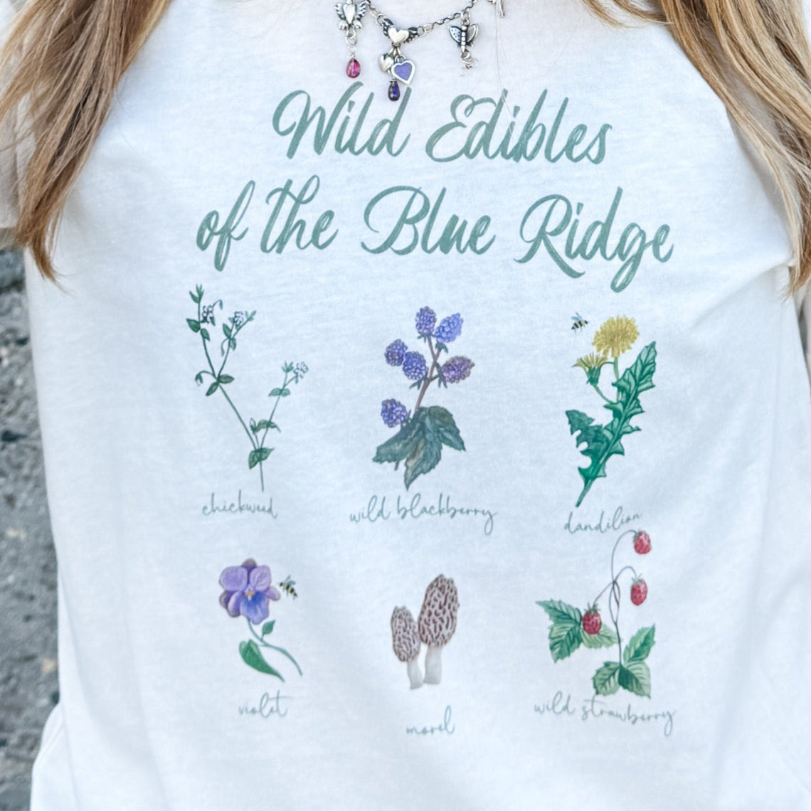Wild Edibles Of The Blue Ridge - Men's / Unisex Tee - Oatmeal