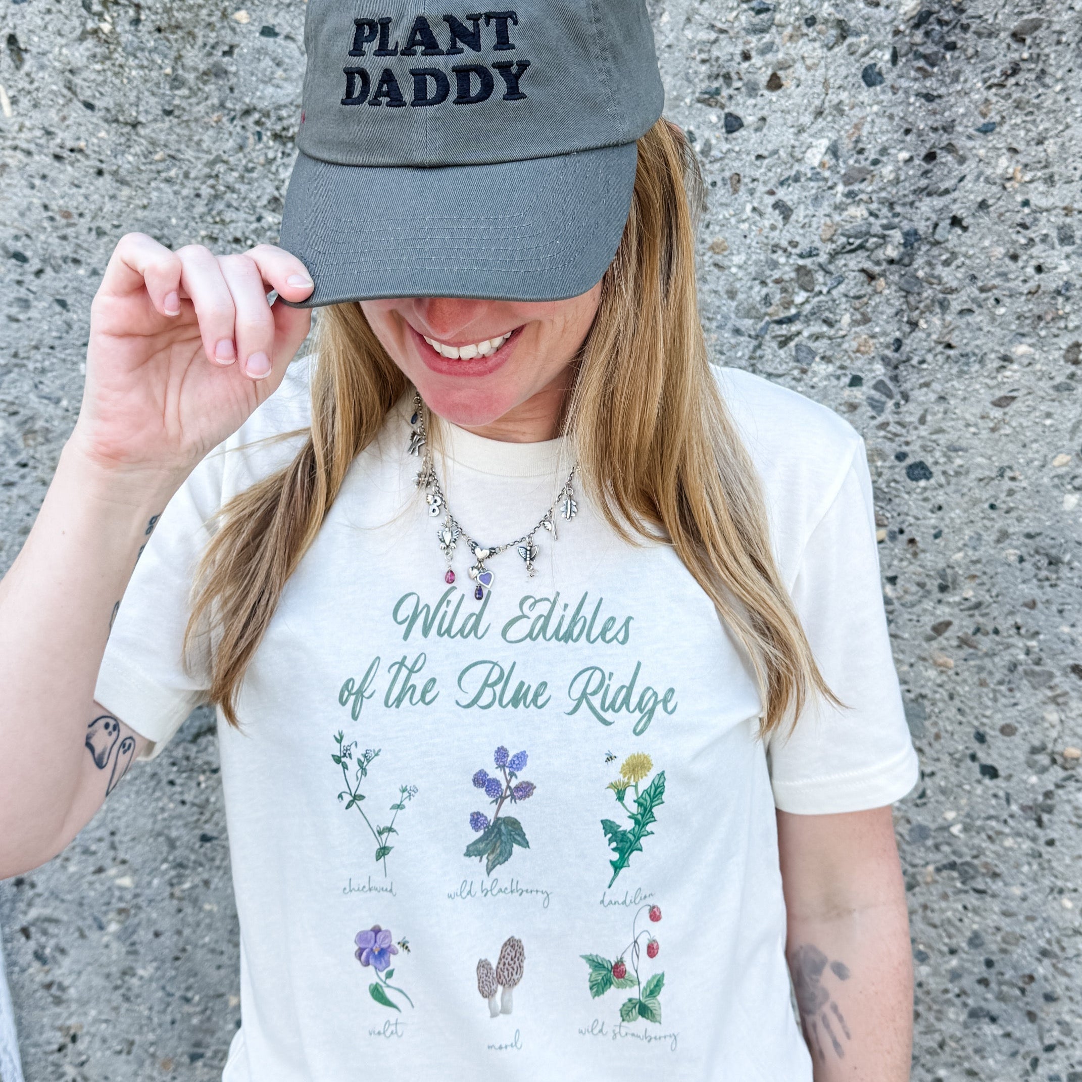 Wild Edibles Of The Blue Ridge - Men's / Unisex Tee - Oatmeal