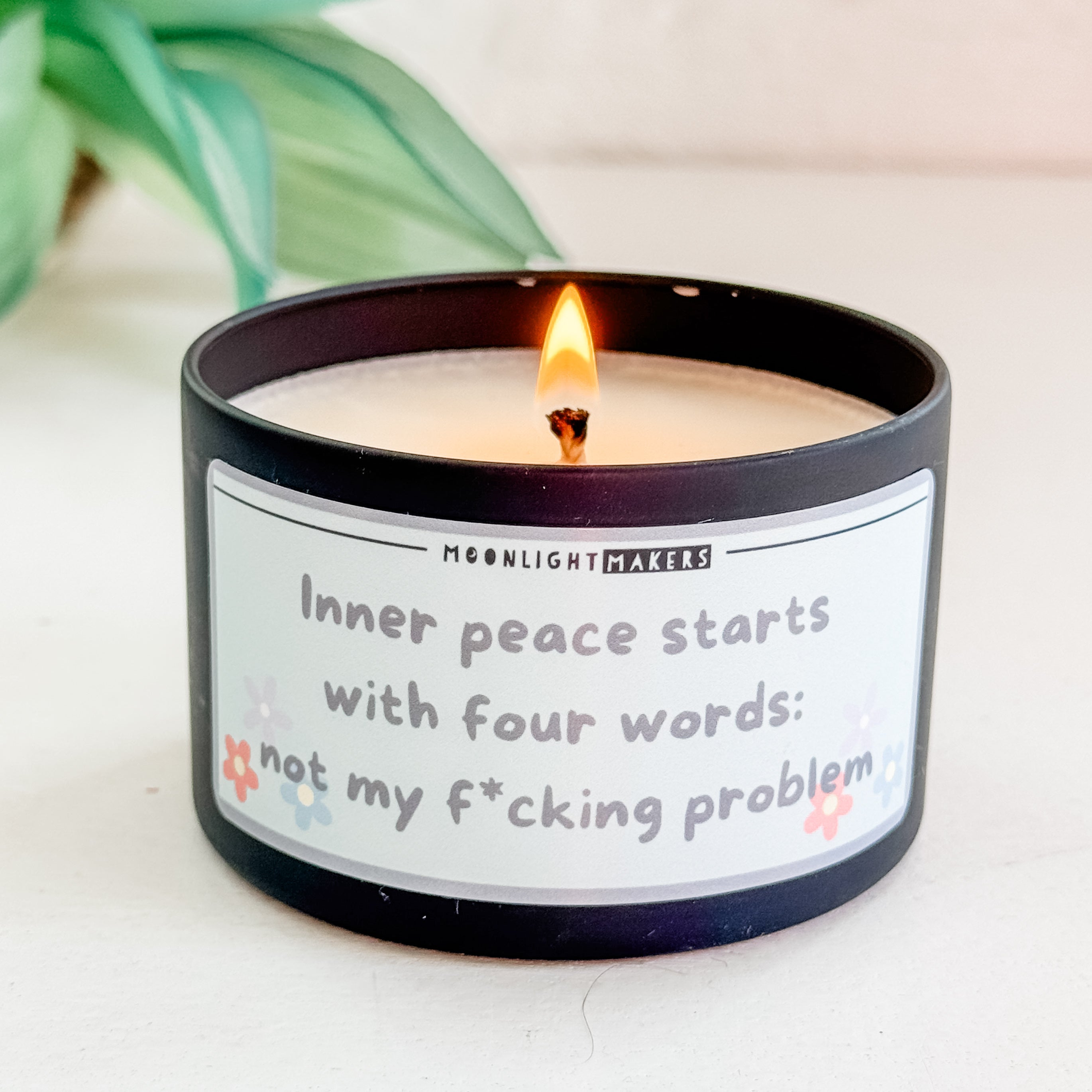 Inner Peace - 8oz 100% Natural Soy Wax Candle - MoonlightMakers