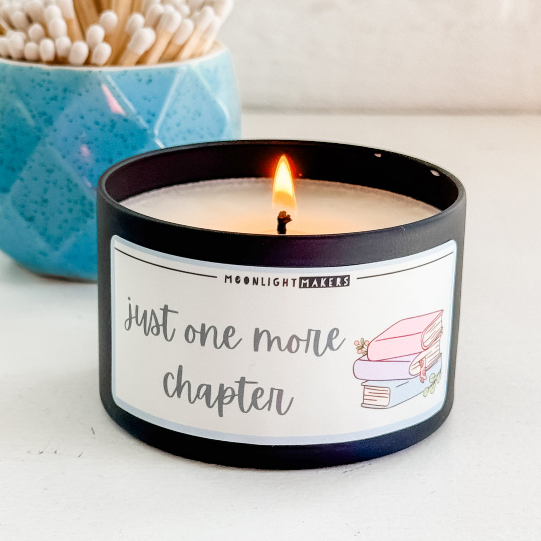 Just One More Chapter - 8oz Candle - 100% Natural Soy Wax