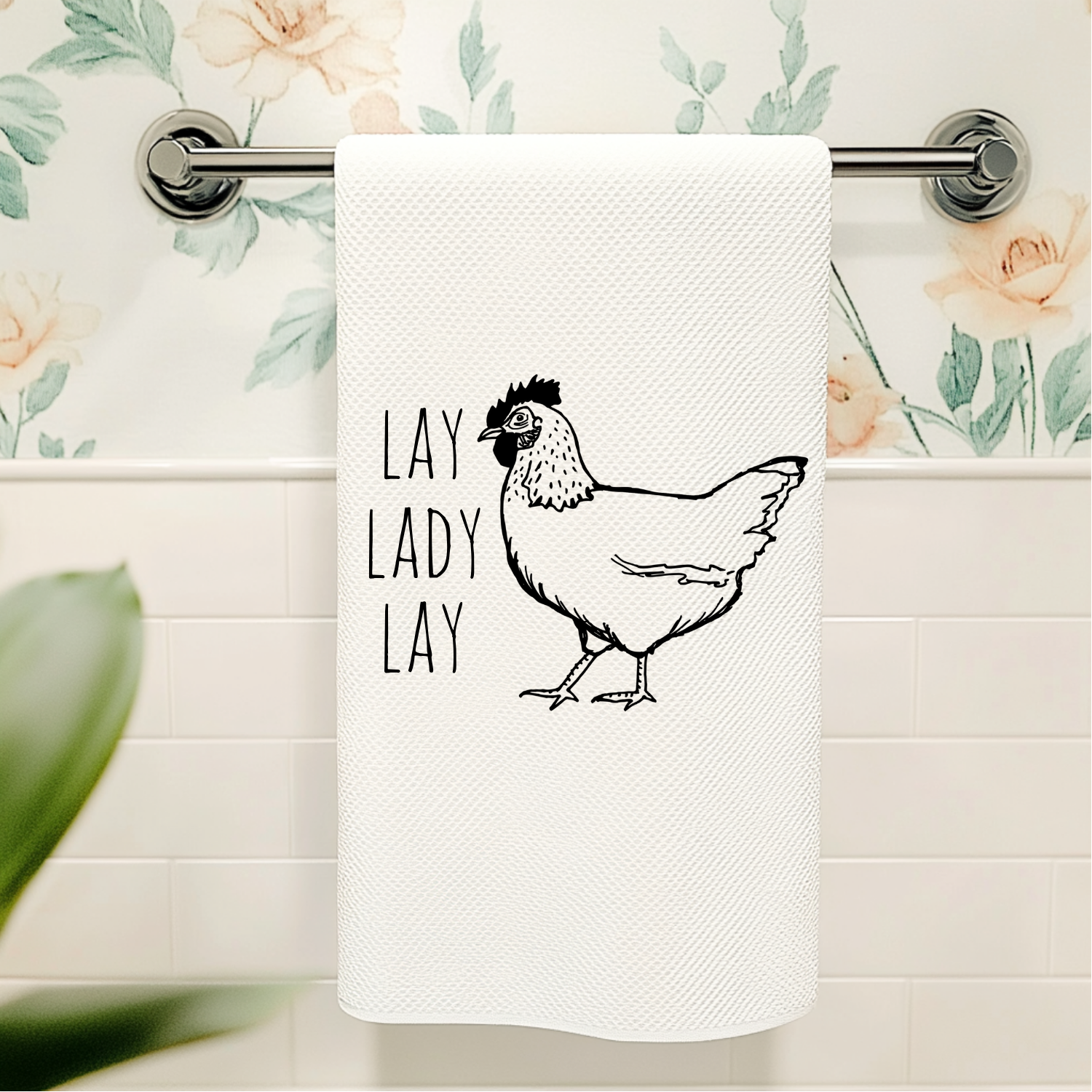 Lay Lady Lay Kitchen Towel