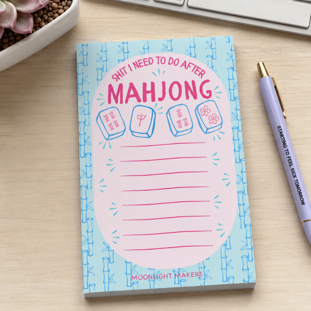 S*it I need To Do After Mahjong Notepad