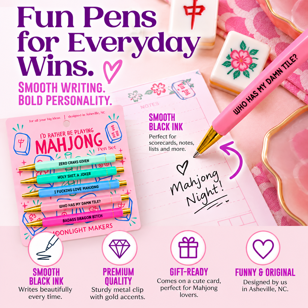 I'd Rather Be Playing Mahjong - Pen Set