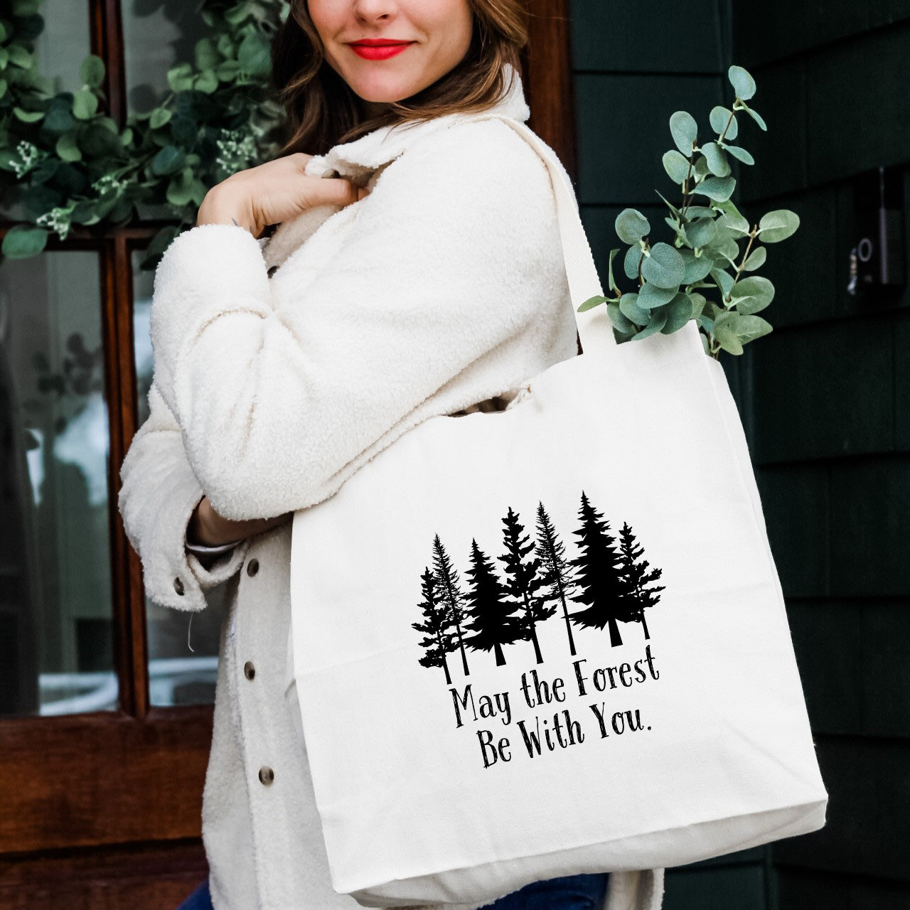May The Forest Be With You Tote Bag