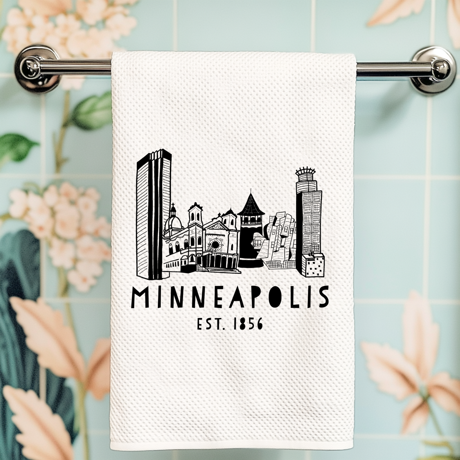 Minneapolis Skyline Kitchen Towel