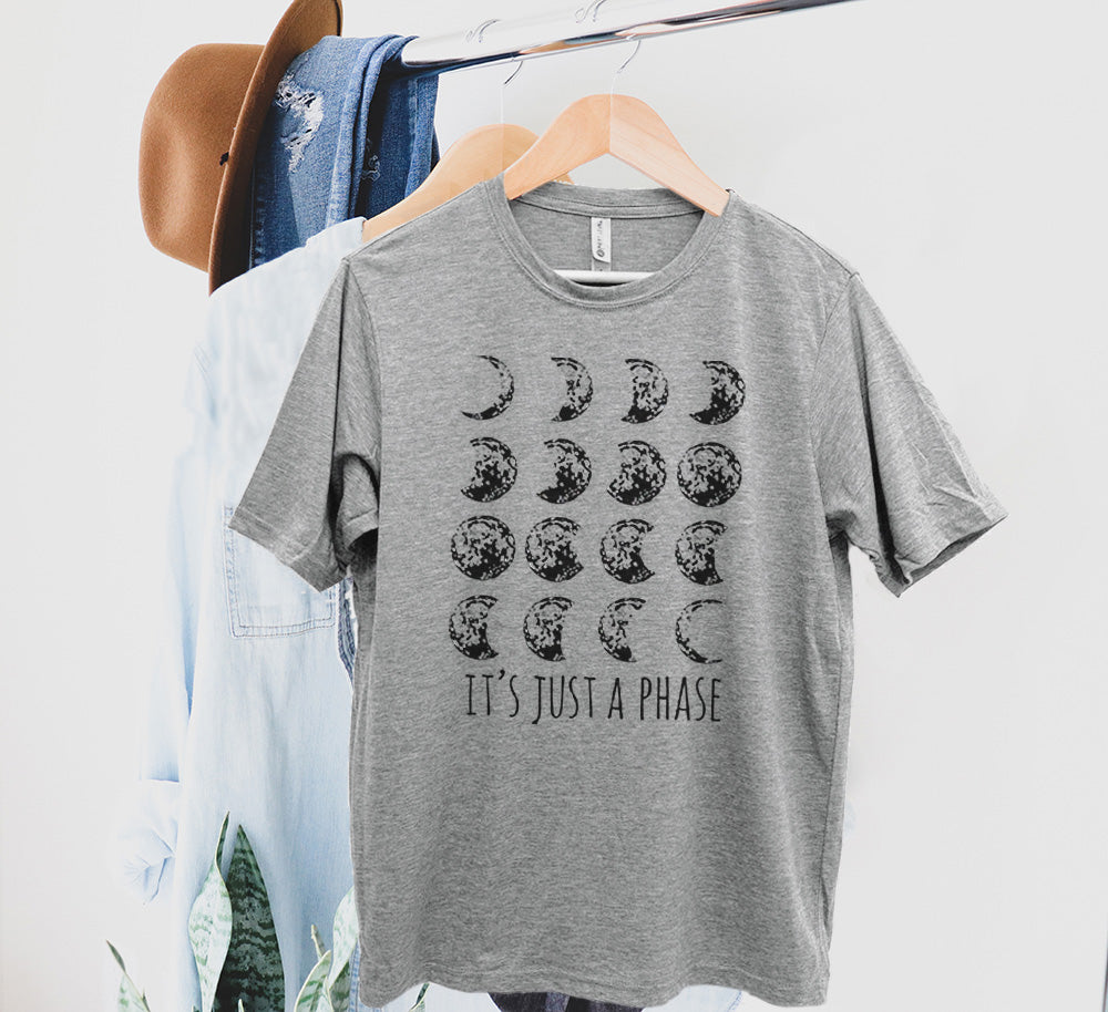 It's Just A Phase - Moon - Men's / Unisex Tee