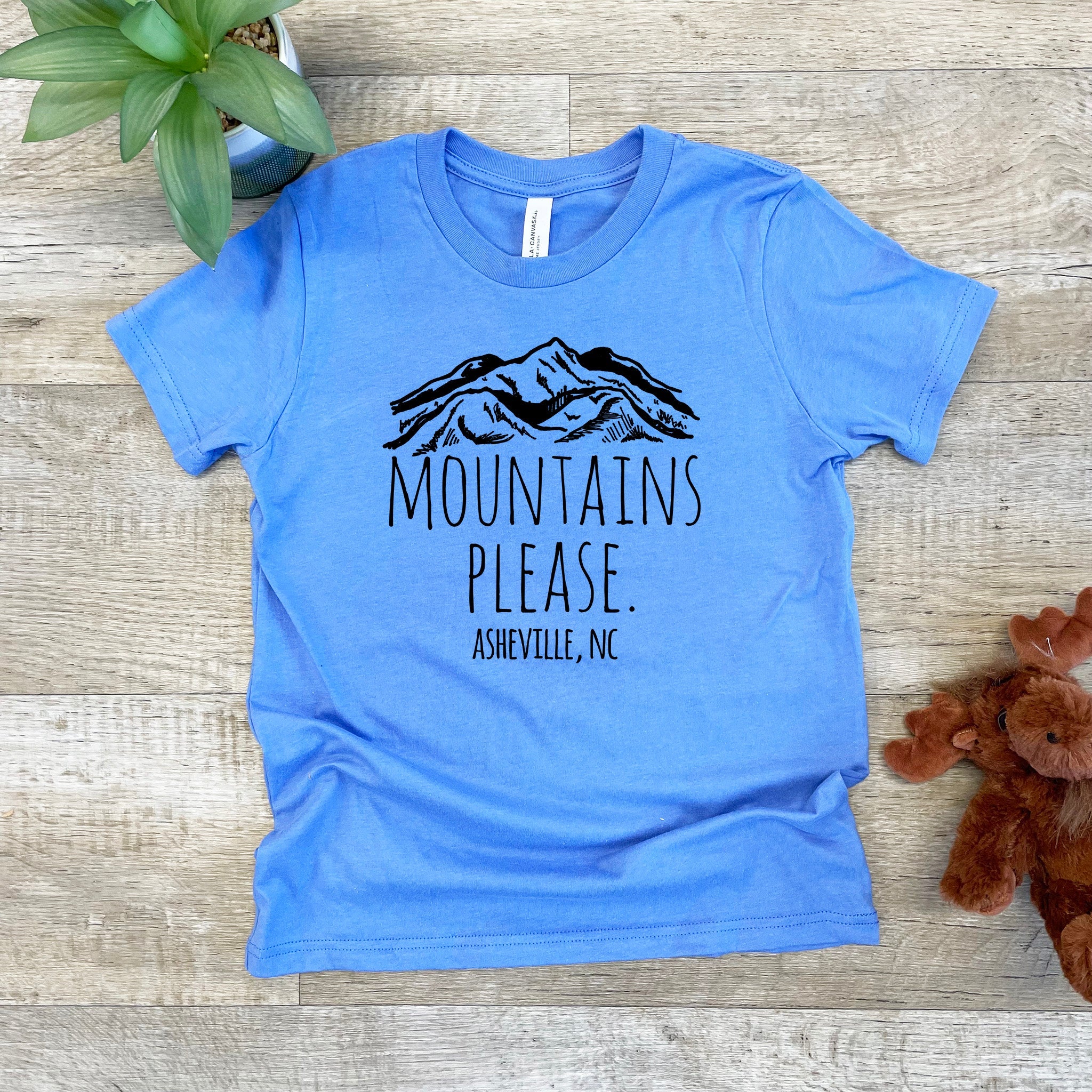 Mountains Please Asheville, Asheville, NC - Kid's Tee