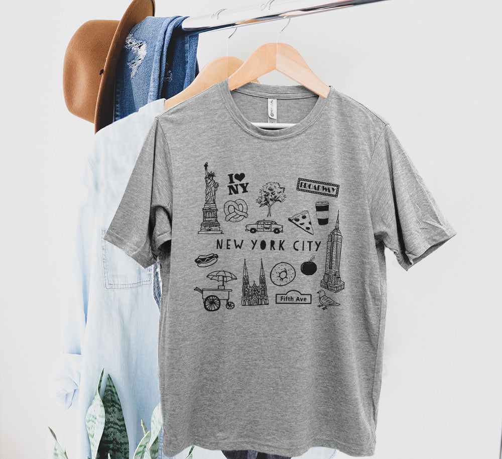 New York City NYC Collage - Men's / Unisex Tee