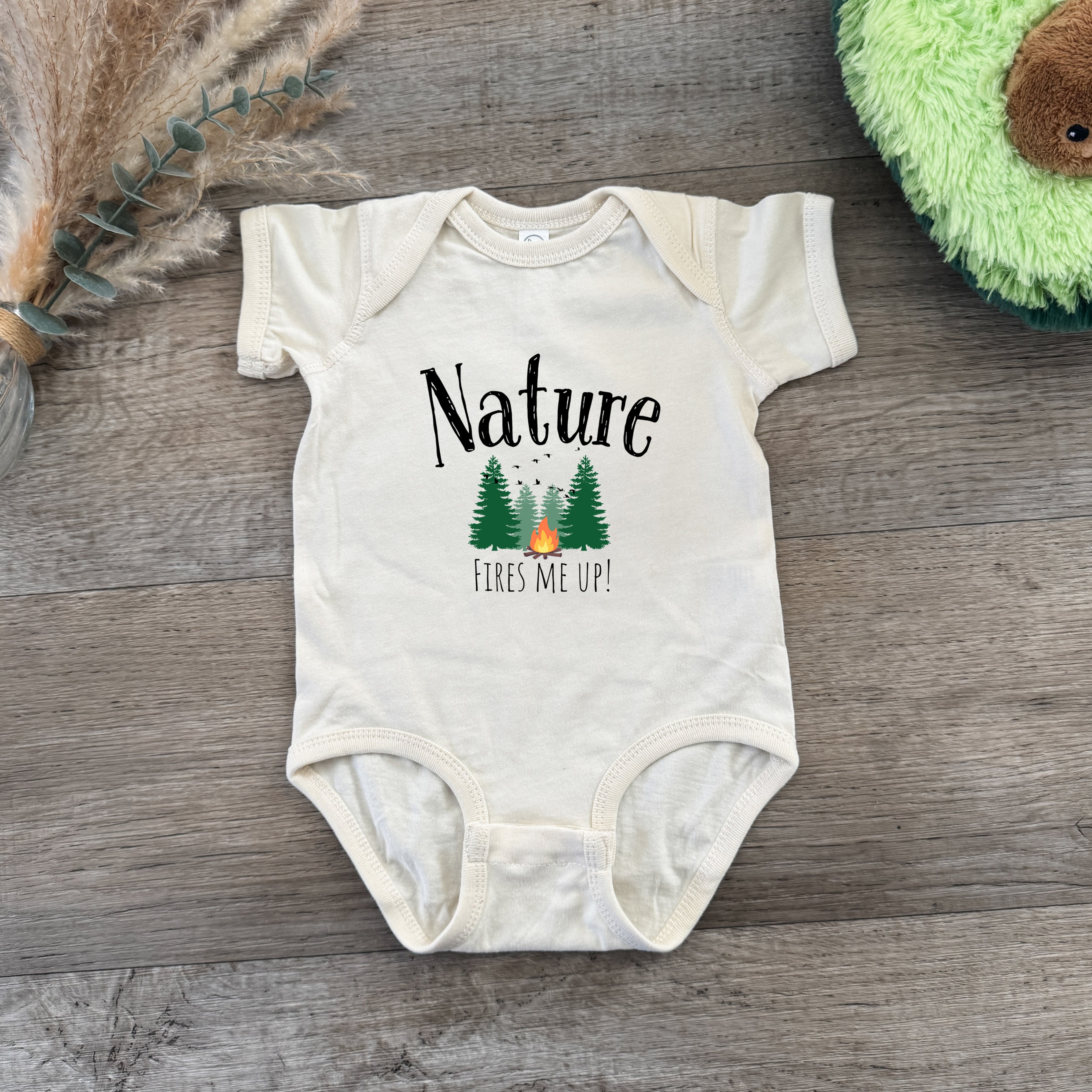 Nature Fires Me Up! - Onesie - Oatmeal