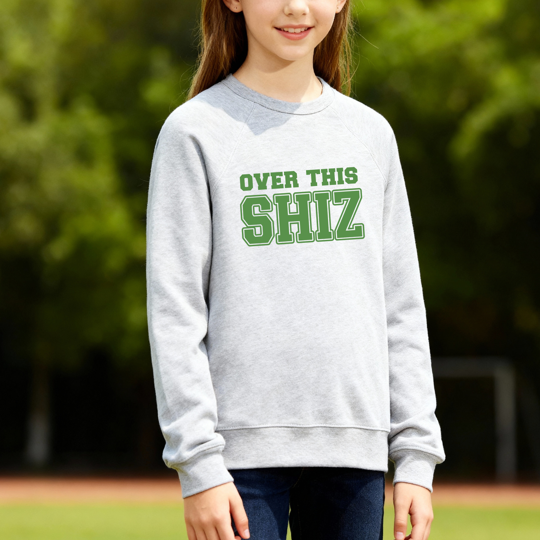 Over This Shiz - Wicked Inspired Kid's Sweatshirt