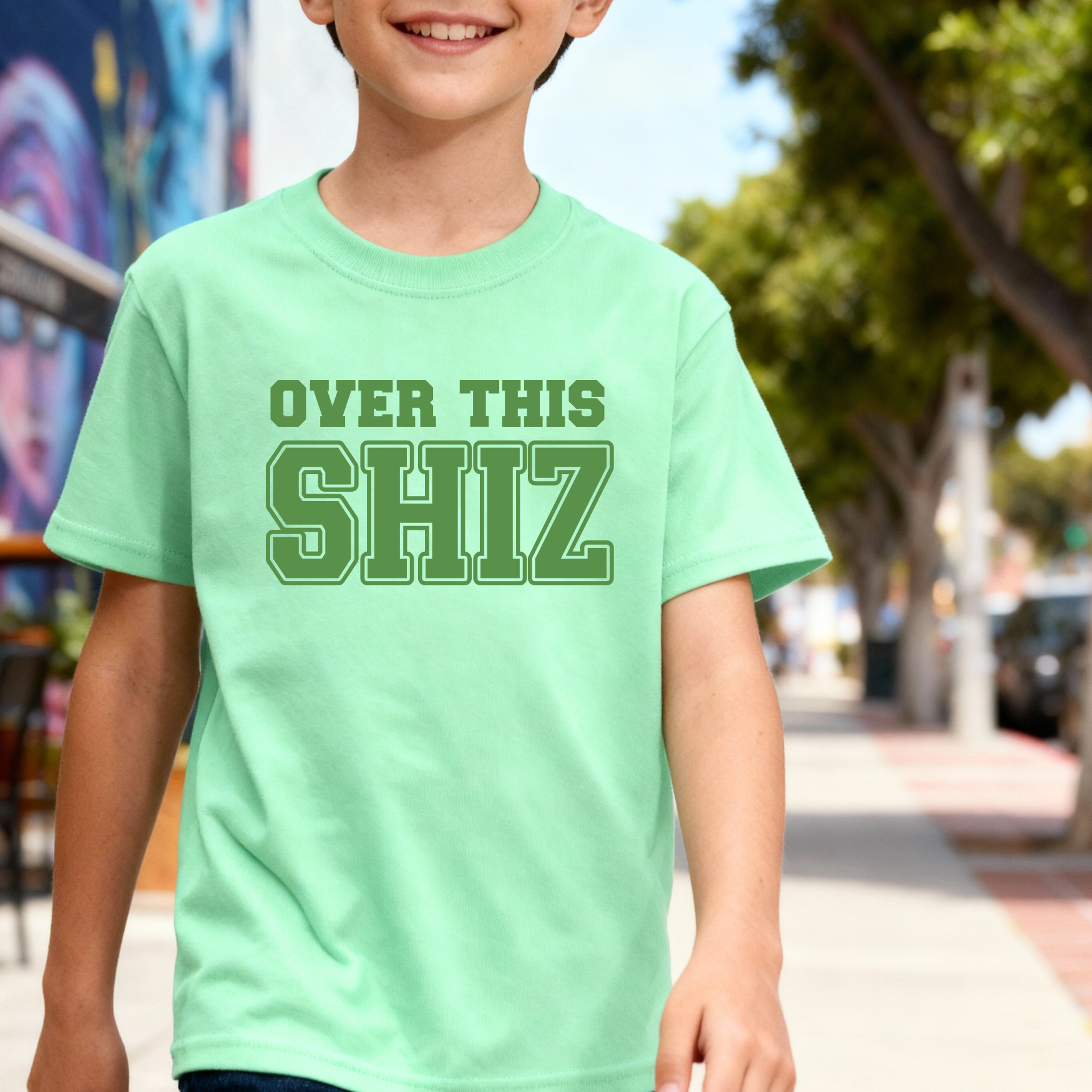 Over This Shiz - Wicked Inspired Kid's Tee