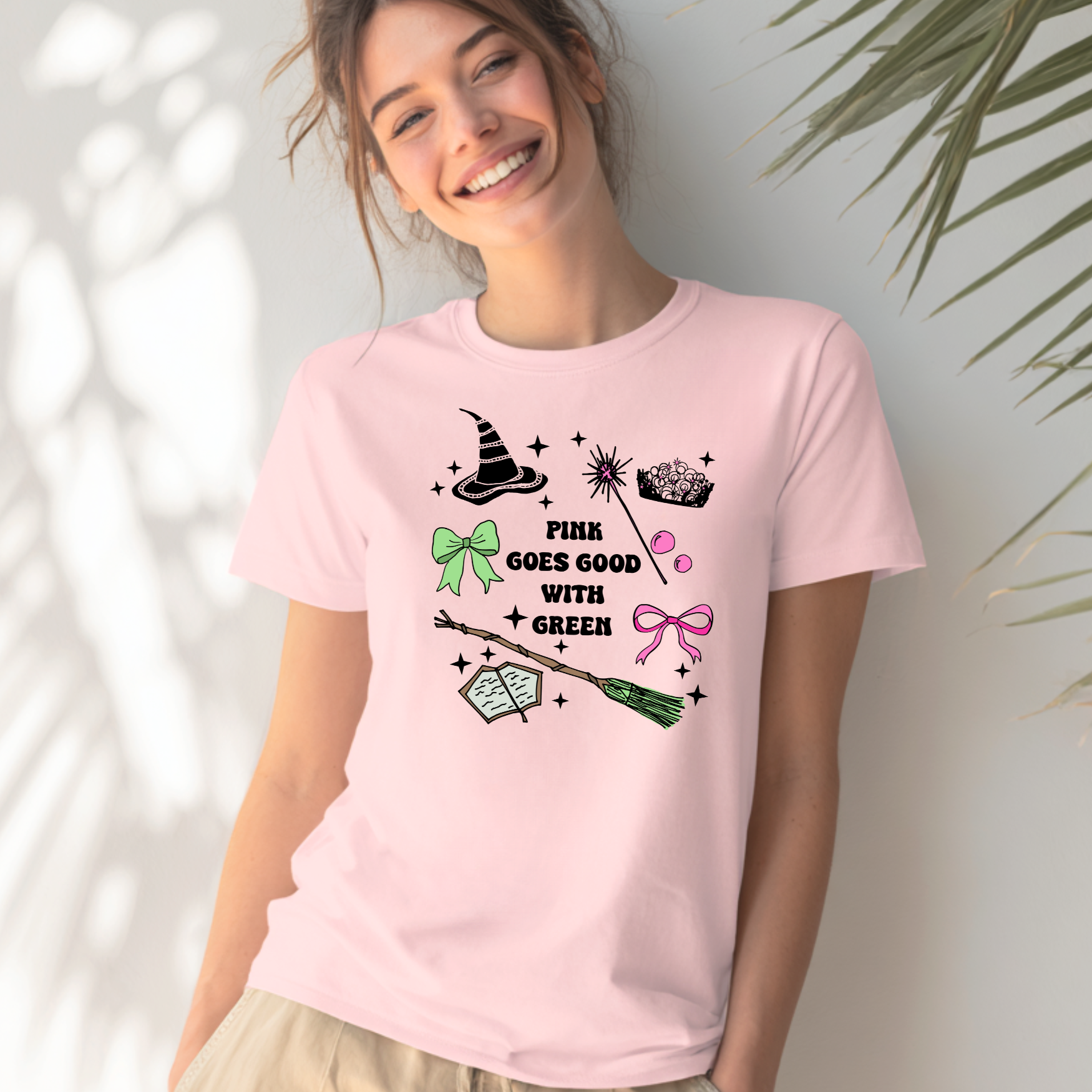 Pink Goes Good With Green - Wicked Inspired Men's / Unisex Tee