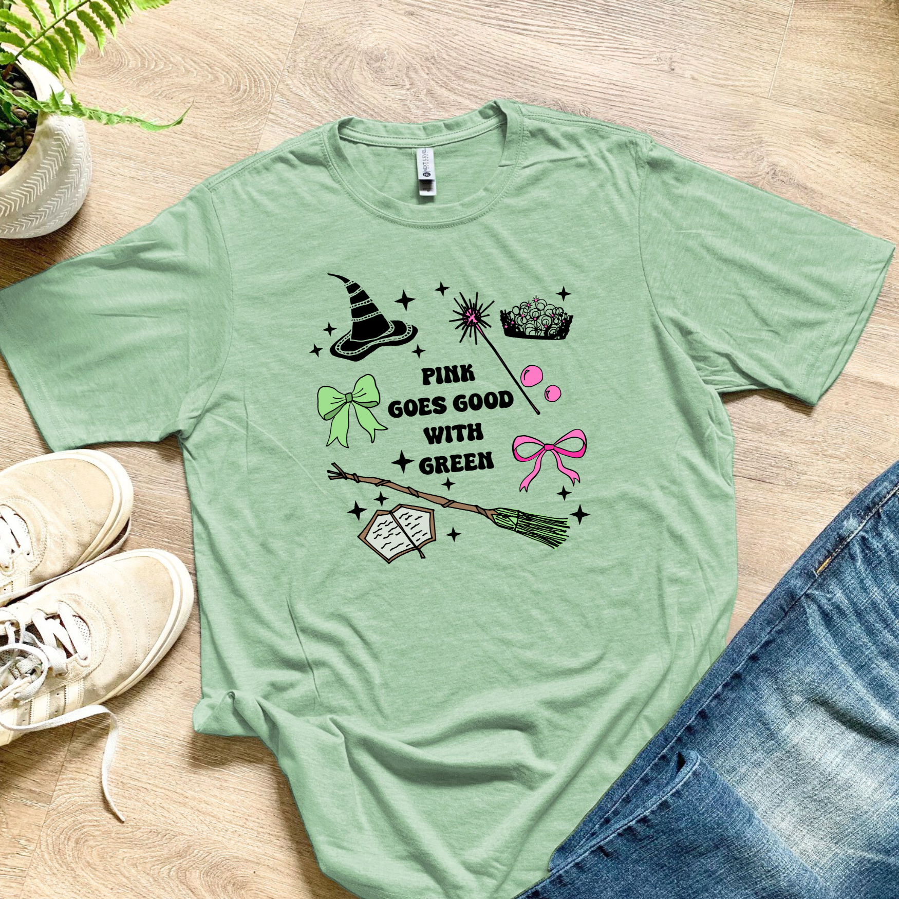 Pink Goes Good With Green - Wicked Inspired Men's / Unisex Tee