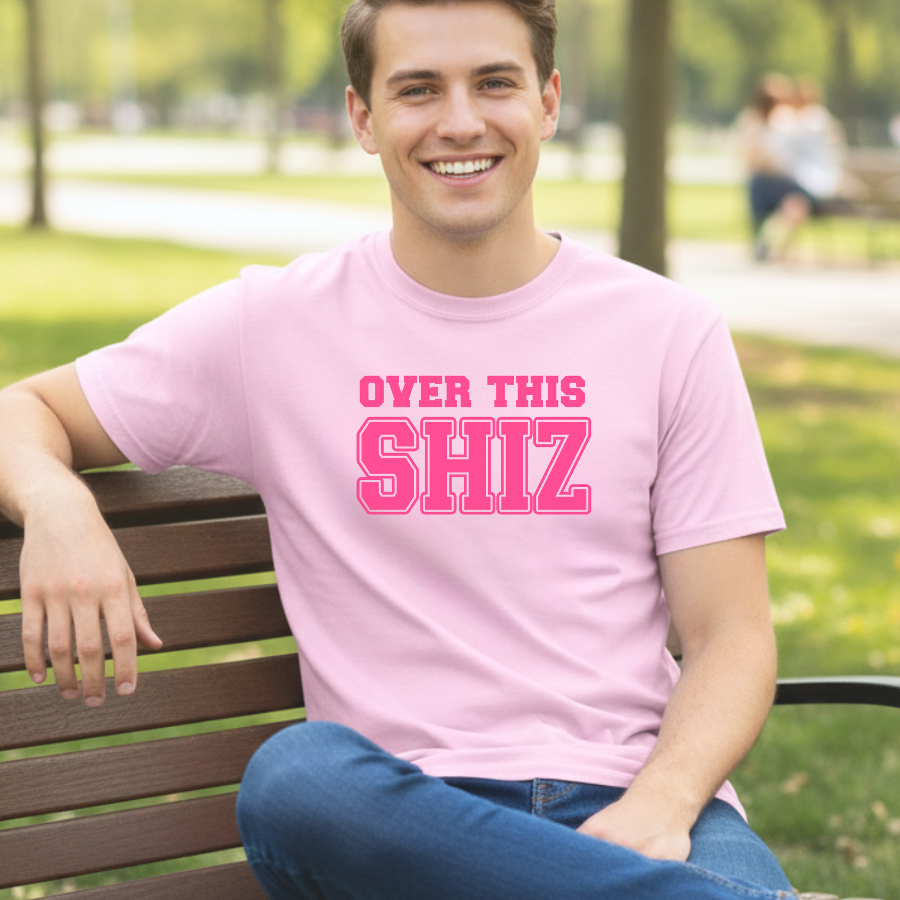 Over This Shiz - Wicked Inspired Men's / Unisex Tee