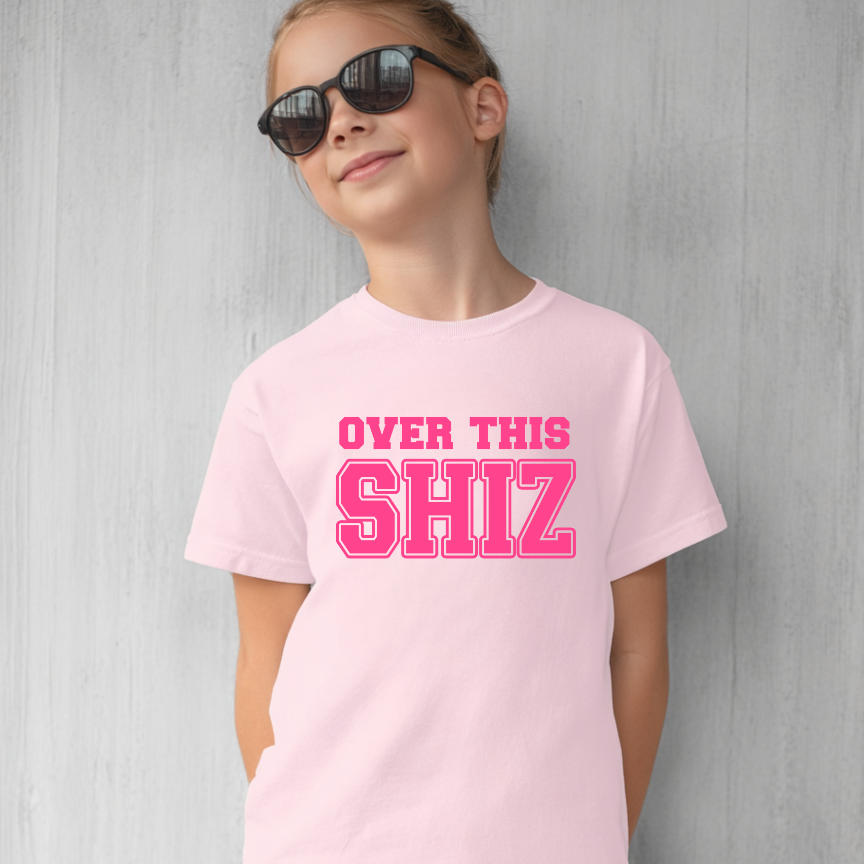 Over This Shiz - Wicked Inspired Kid's Tee