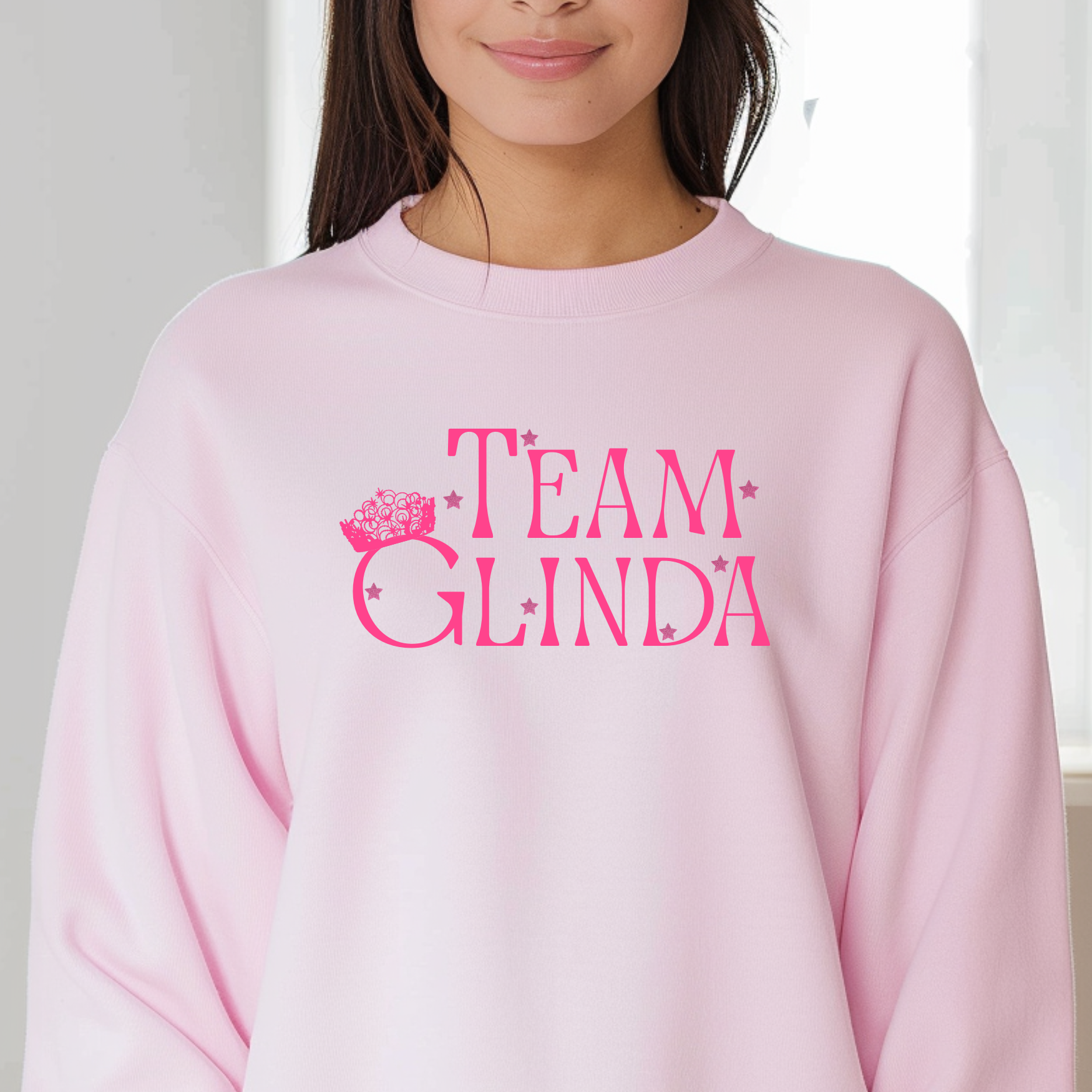 Team Glinda - Wicked Inspired Pink Unisex Sweatshirt