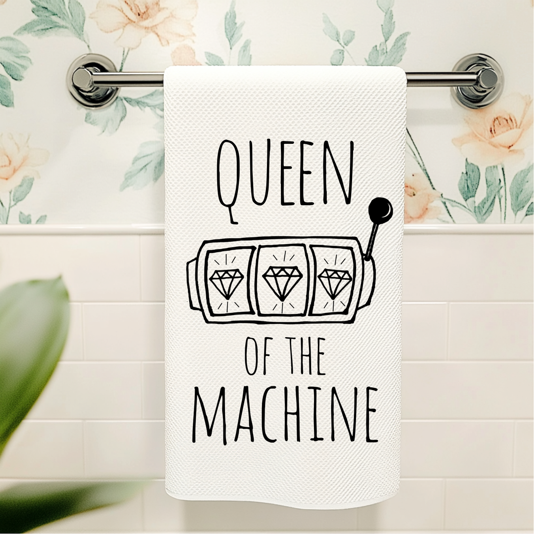Queen Of The Machine Kitchen Towel - MoonlightMakers