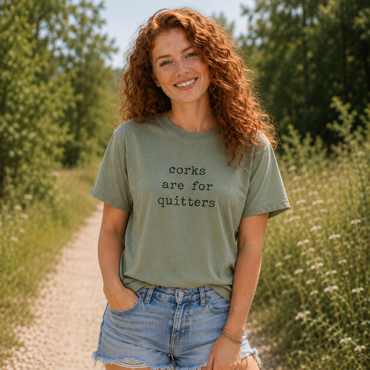 Corks Are For Quitters - Men's / Unisex Tee