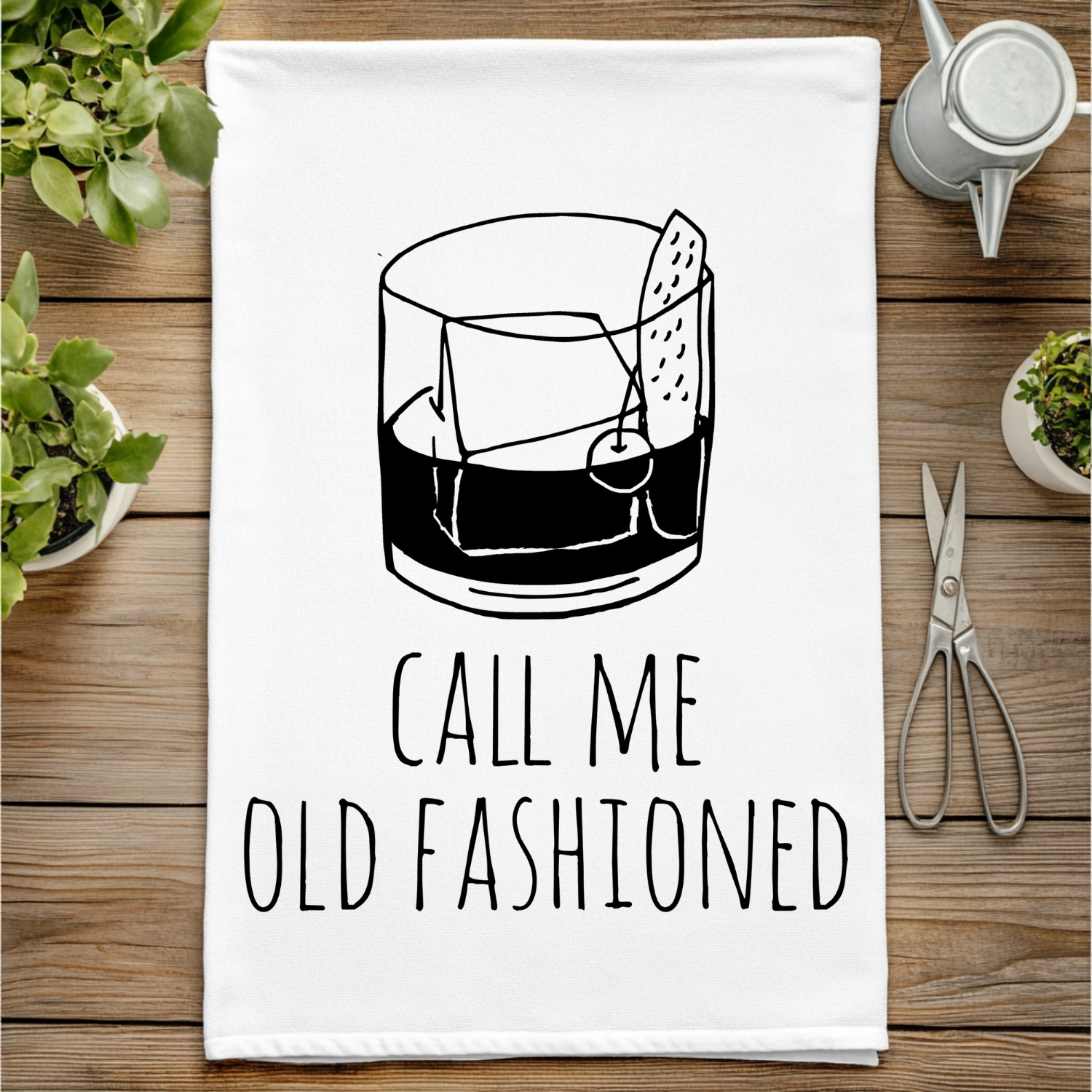 Call Me Old Fashioned Kitchen Towel