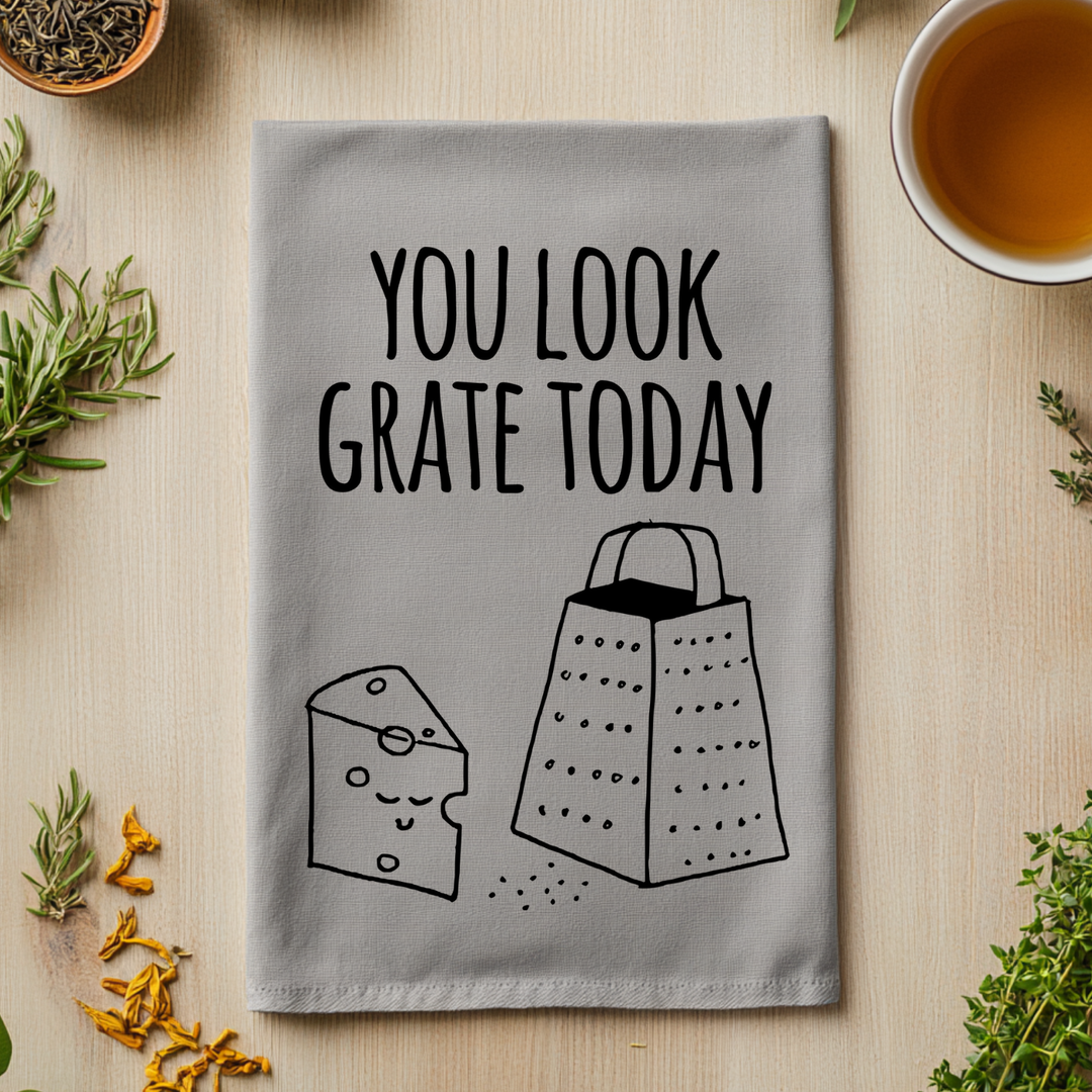 You Look Grate Today Kitchen Towel - MoonlightMakers