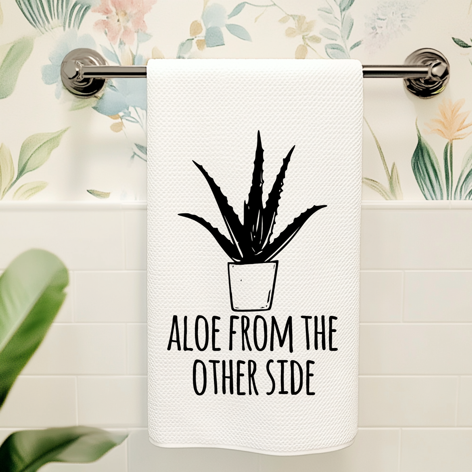SALE (Closeout) Aloe From The Other Side Kitchen Towel