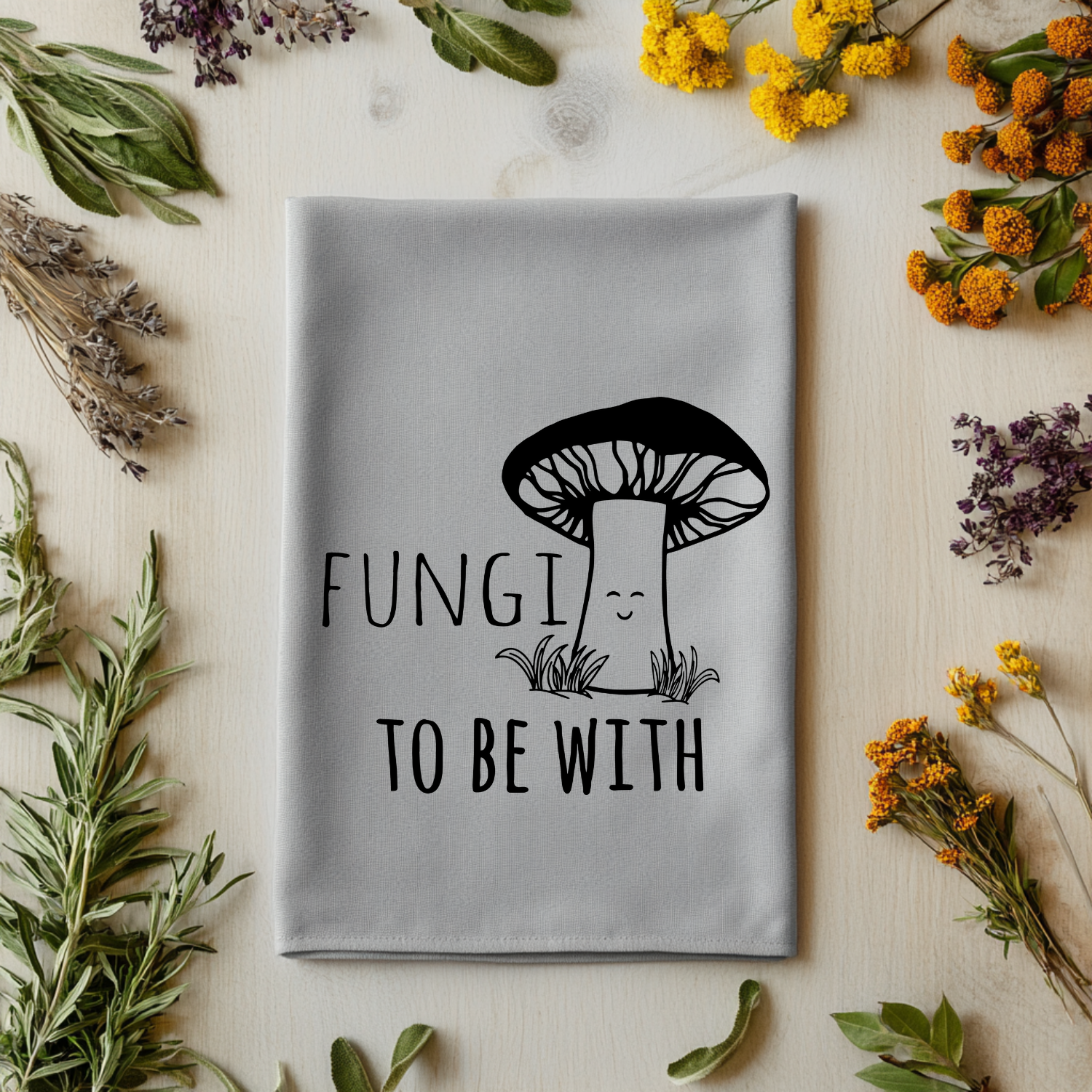 Fungi to Be With Kitchen Towel