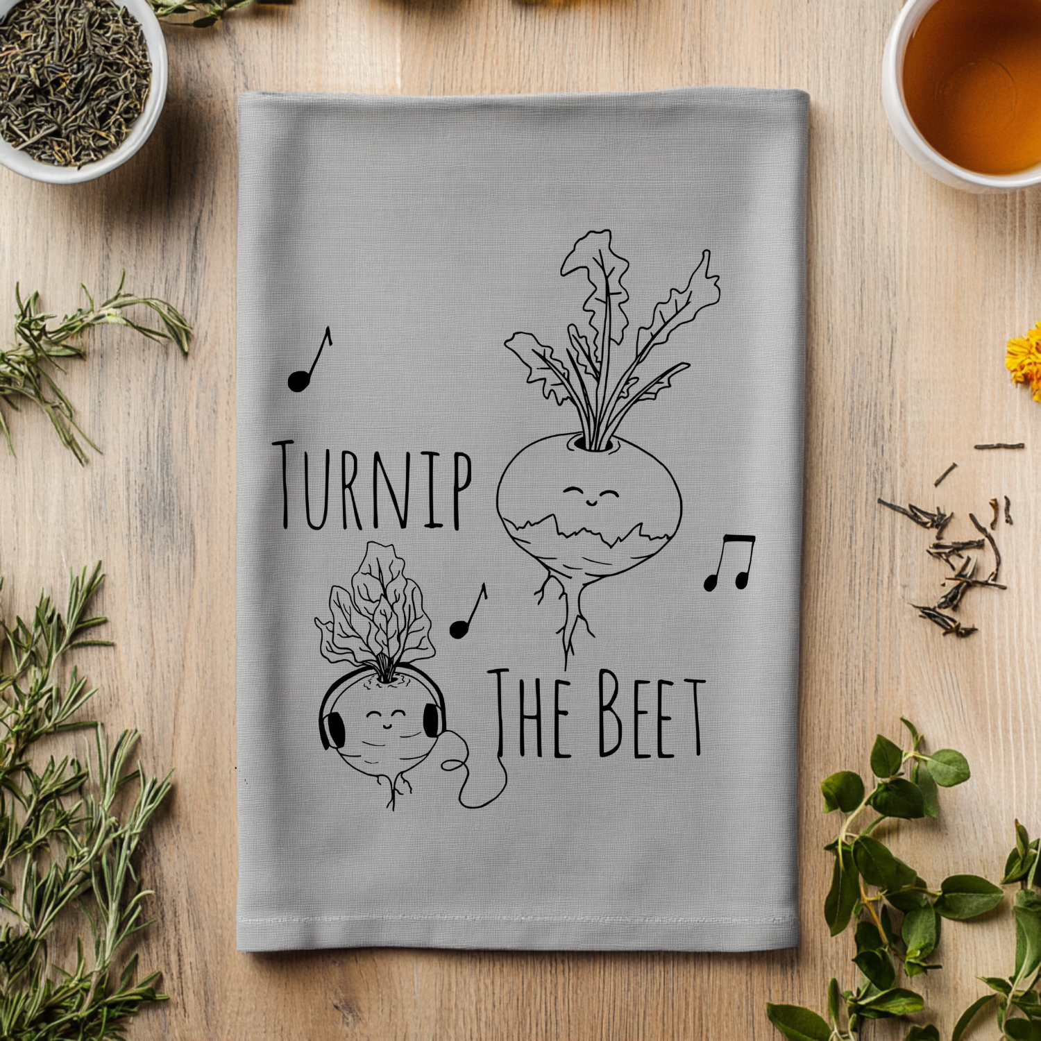 Turnip The Beet Kitchen Towel