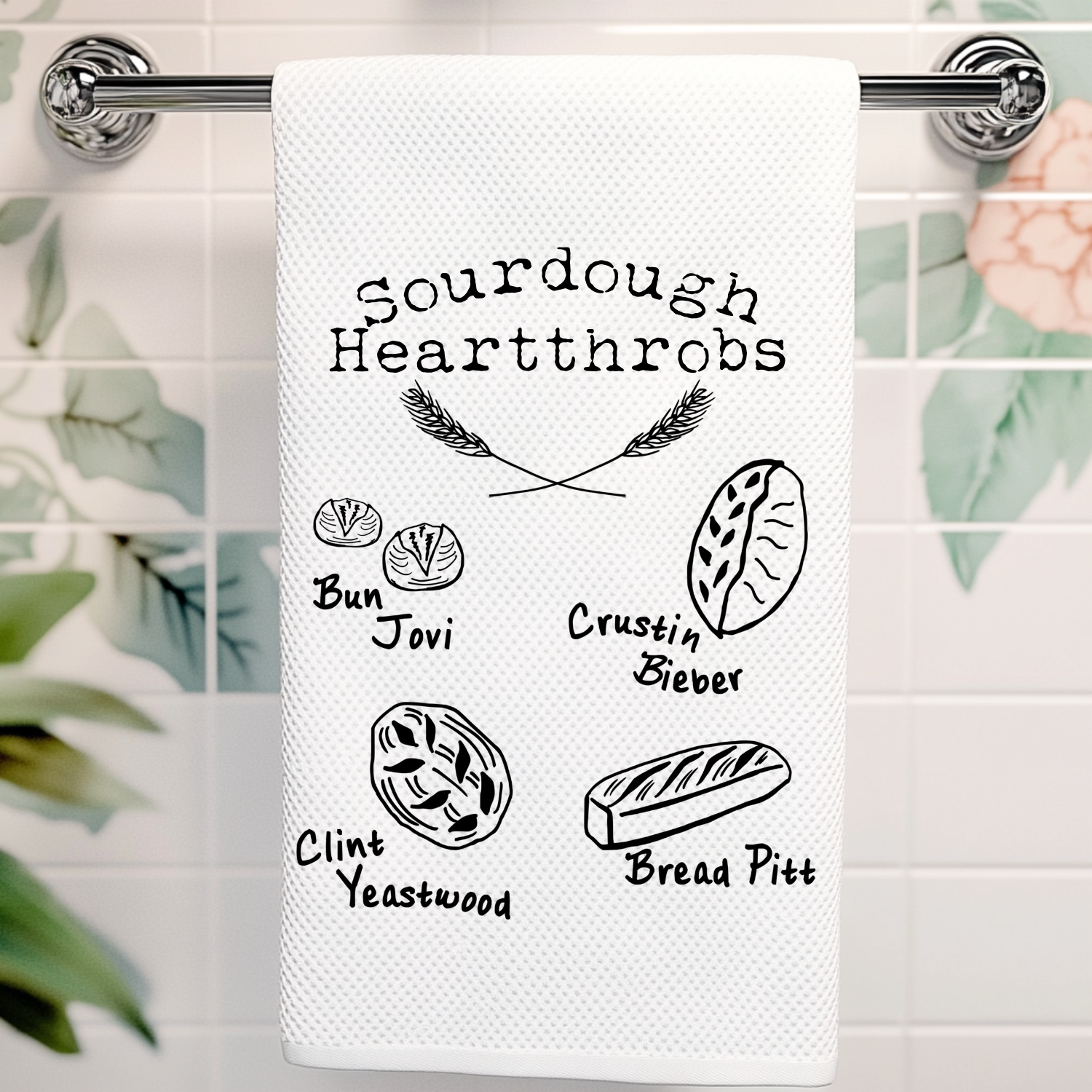 Sourdough Heartthrobs Kitchen Towel