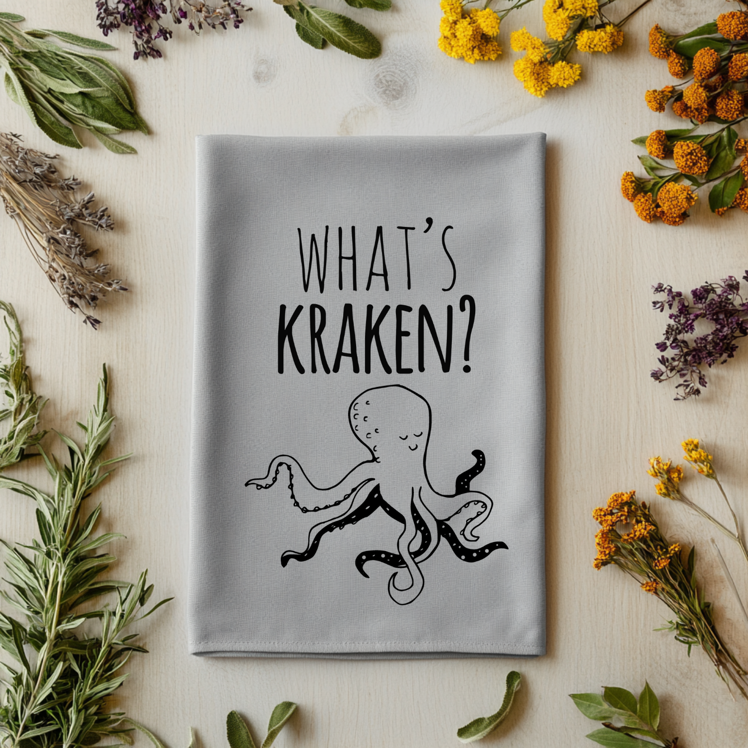 What's Kraken Kitchen Towel